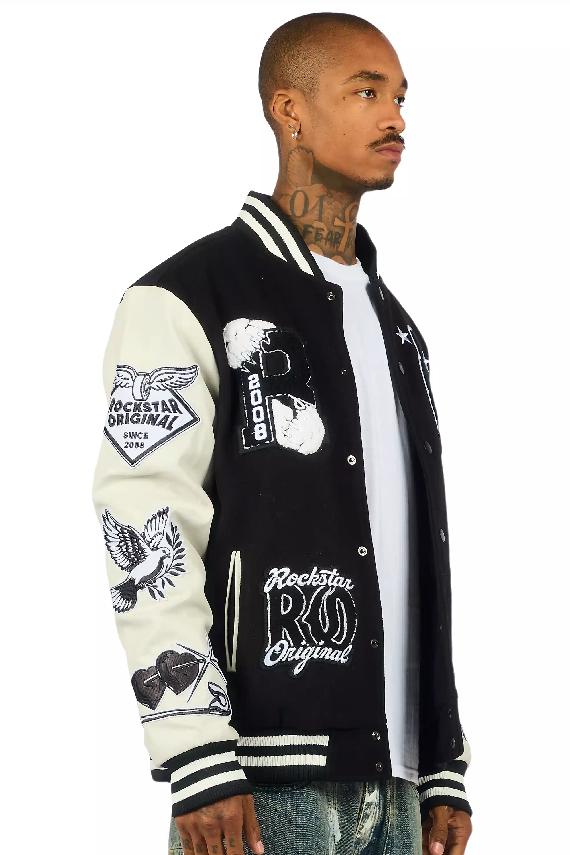 Igor Black Varsity Jacket - Image 3