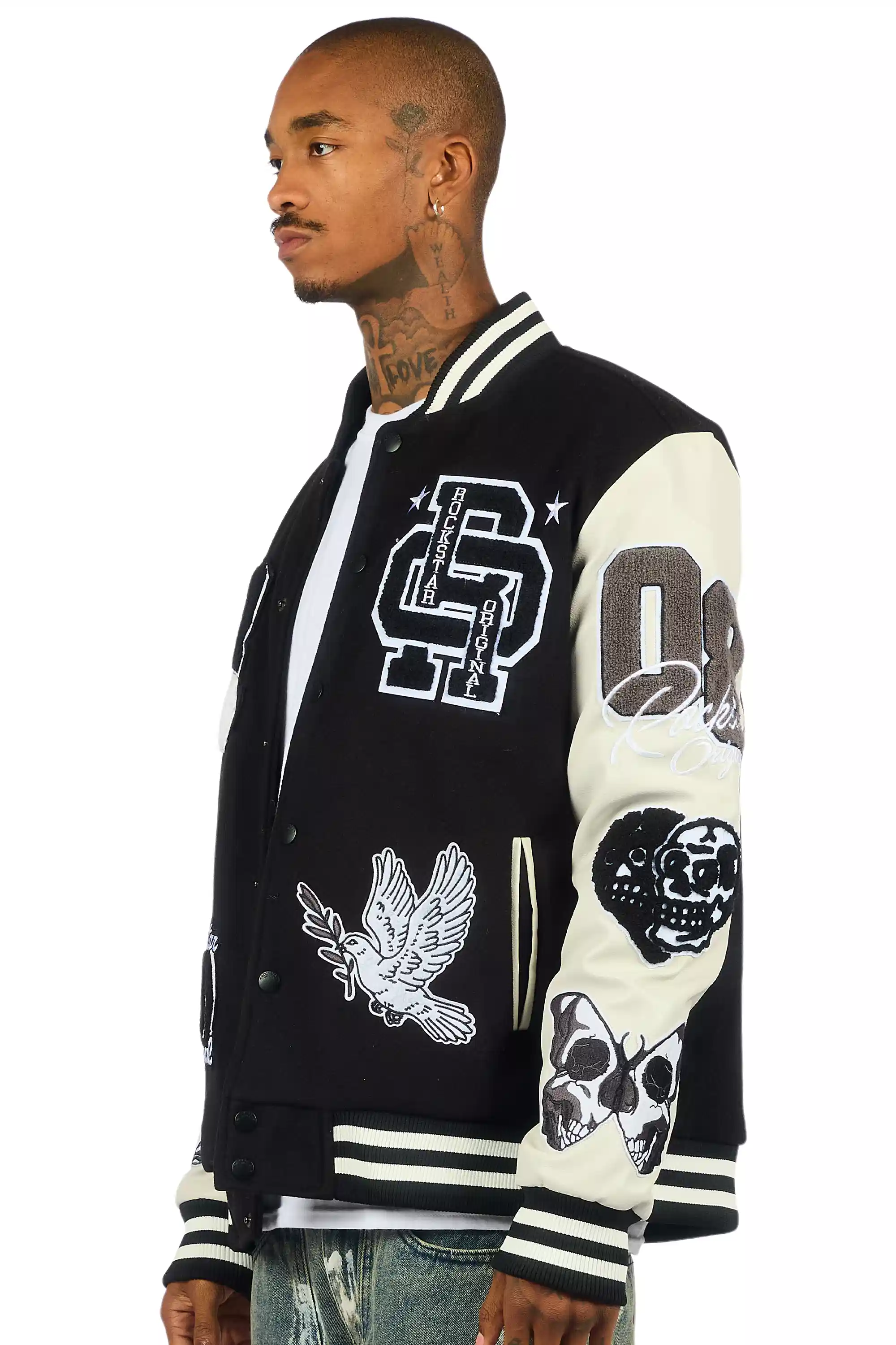 Igor Black Varsity Jacket - Image 5