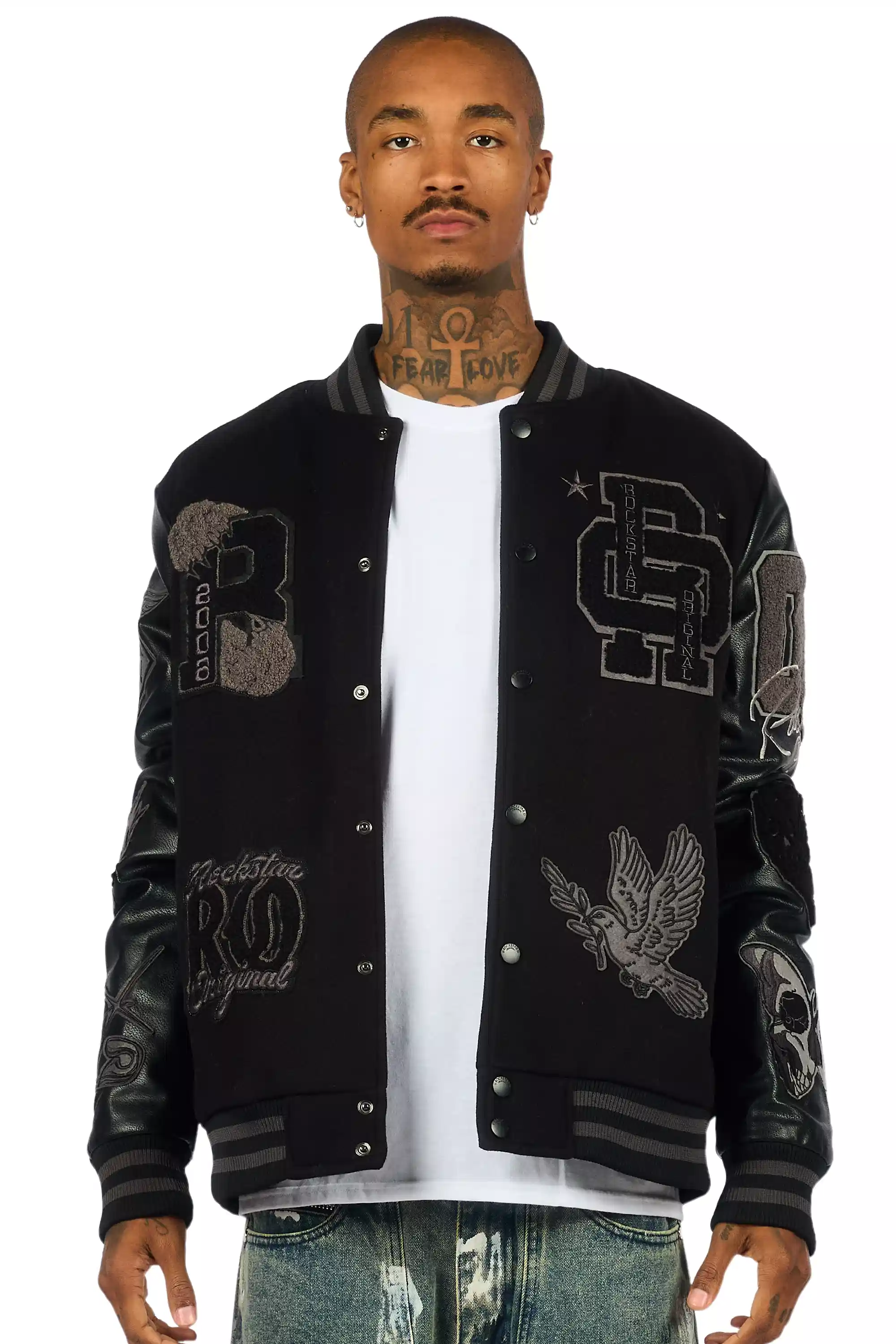 Igor Black/Black Varsity Jacket - Image 2