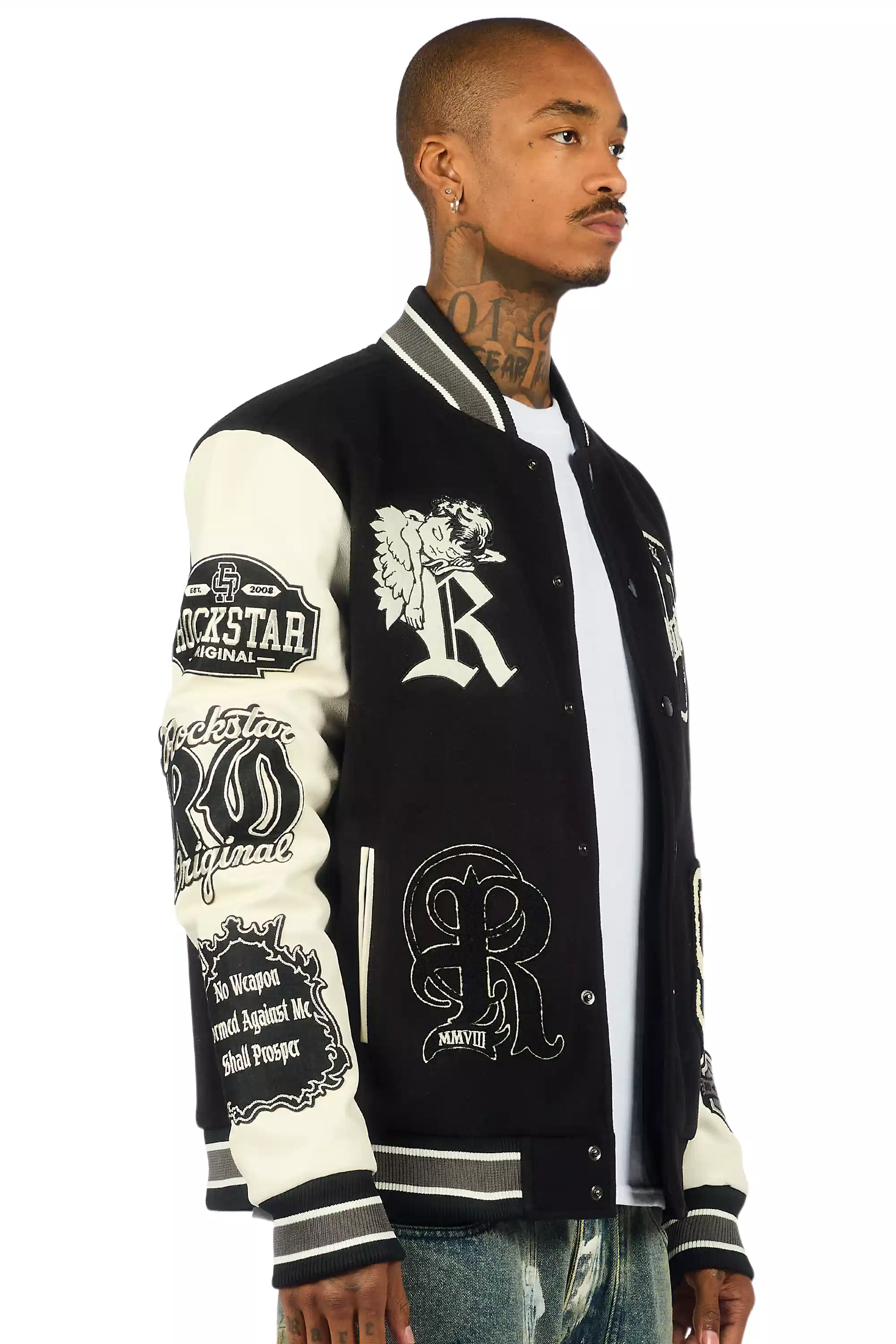 Champion Black Varsity Jacket - Image 3
