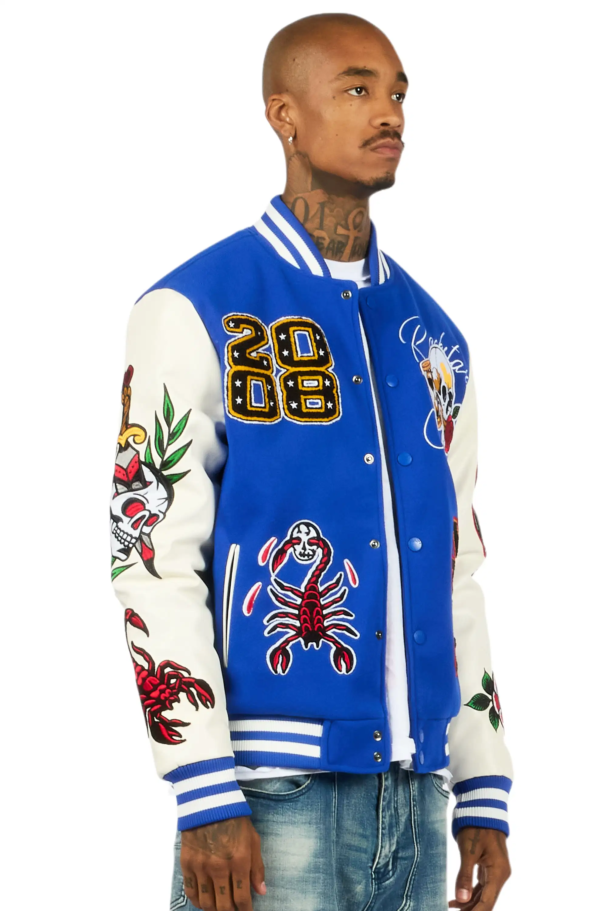 Freshman Royal Varsity Jacket - Image 4