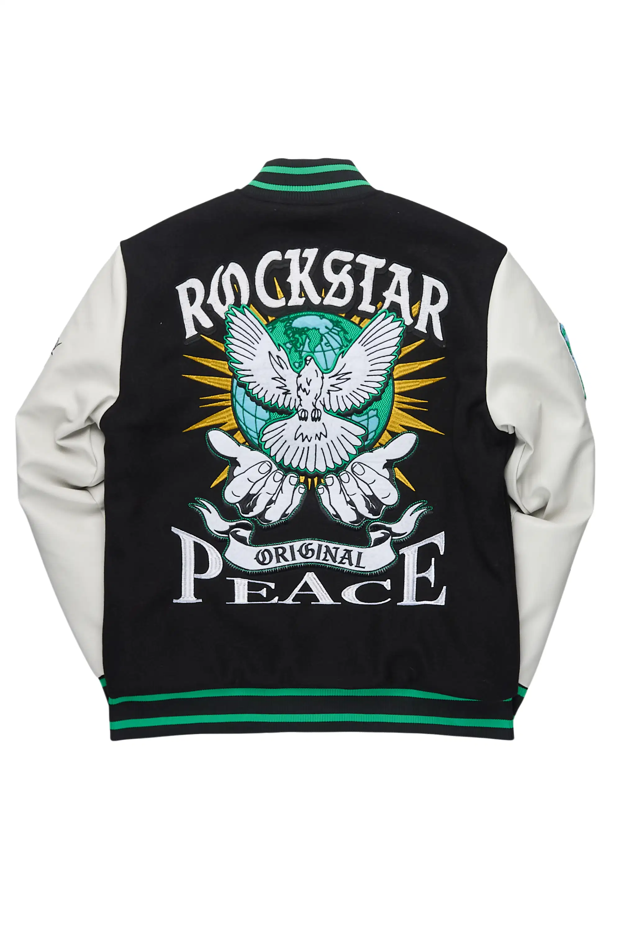 Warpath Black Varsity Jacket - Image 3