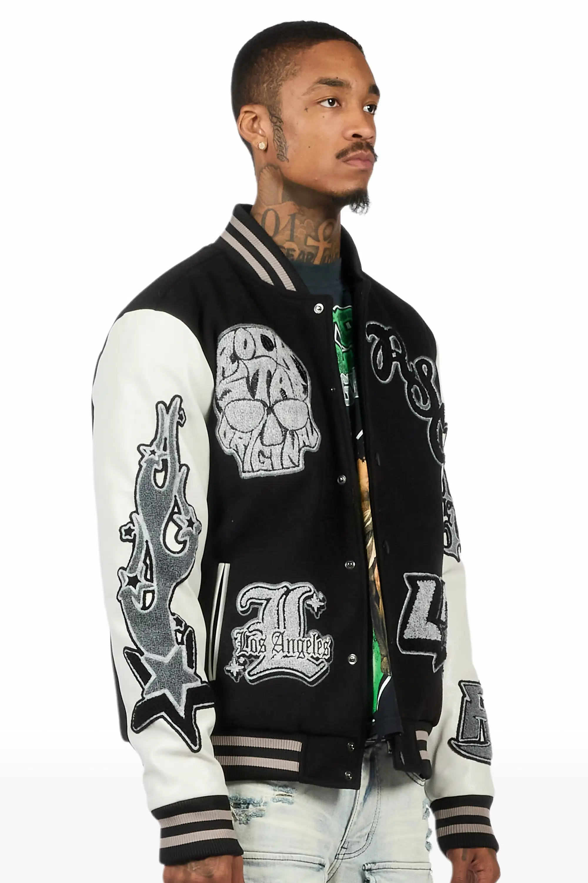 Legion Black Varsity Jacket - Image 3