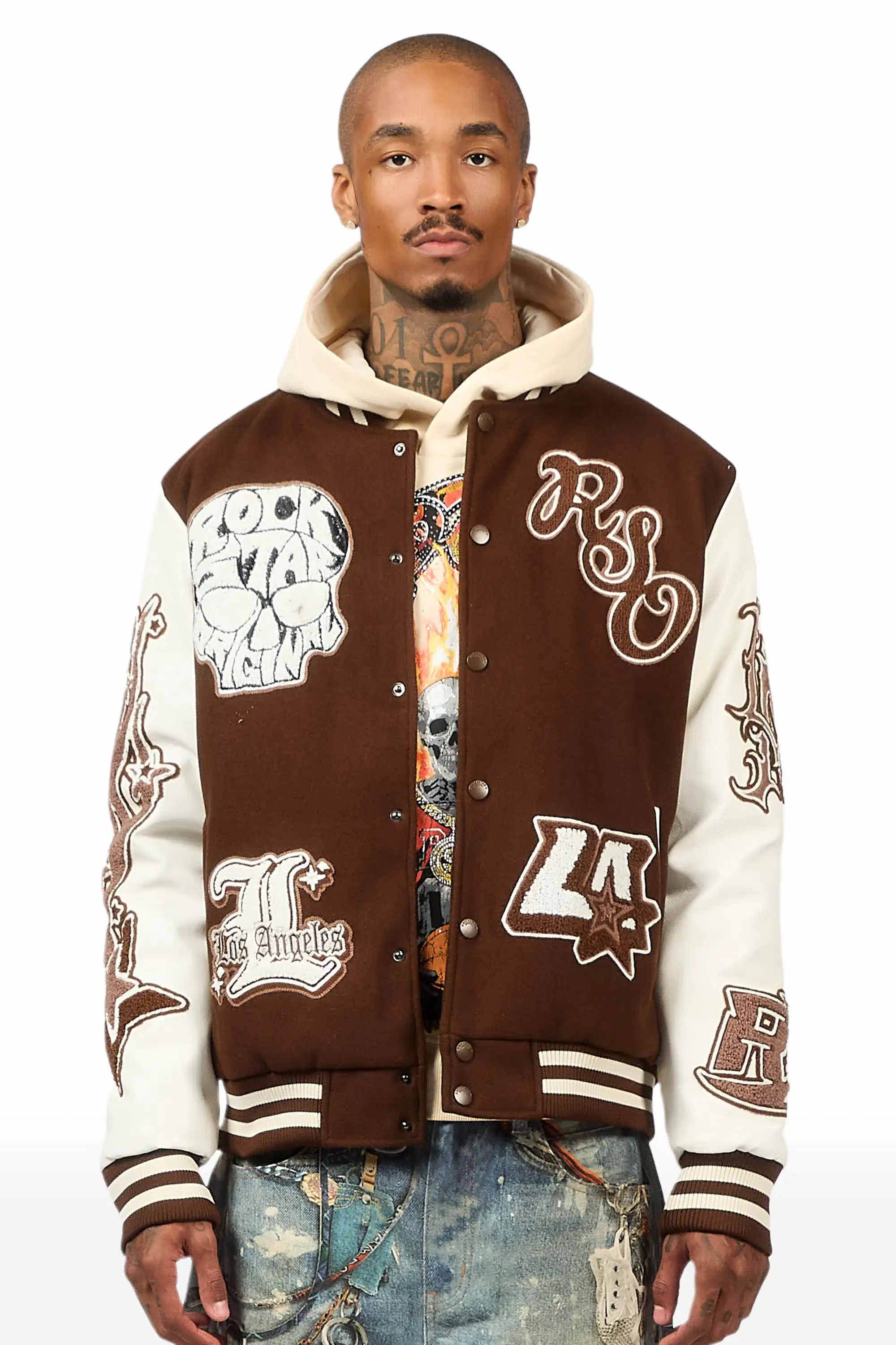 Legion Brown Varsity Jacket - Image 3