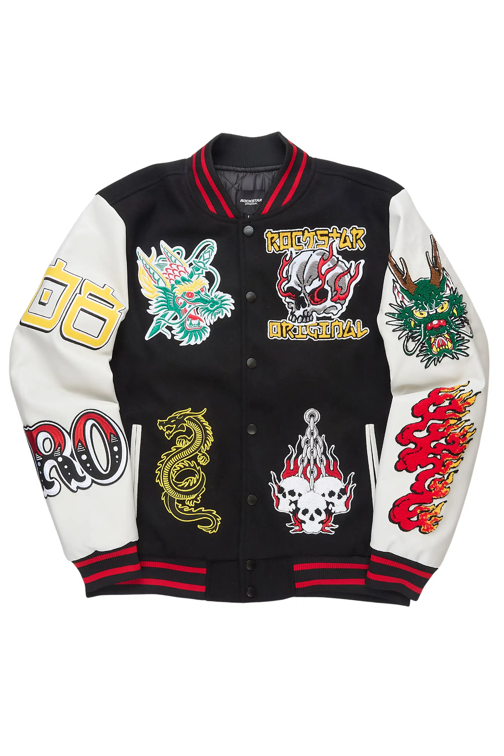 Python Black Varsity Jacket