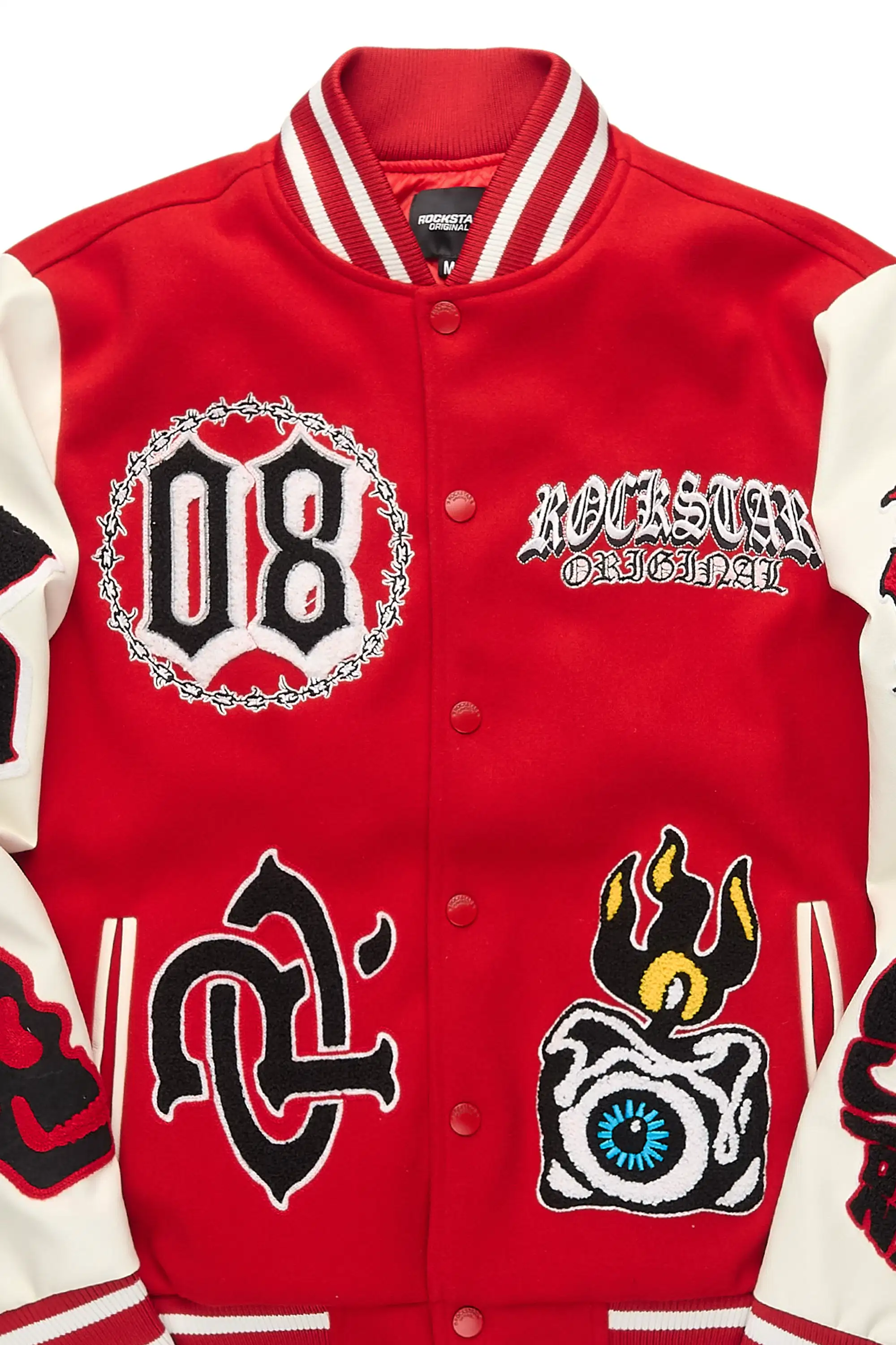 Syndicate Red Varsity Jacket - Image 7