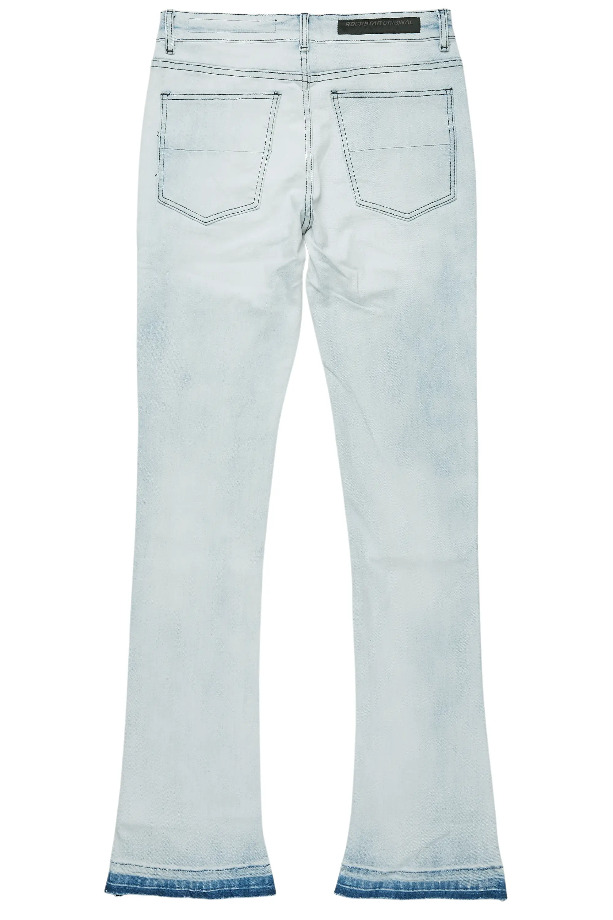 Dag Blue Stacked Flare Jean - Image 9