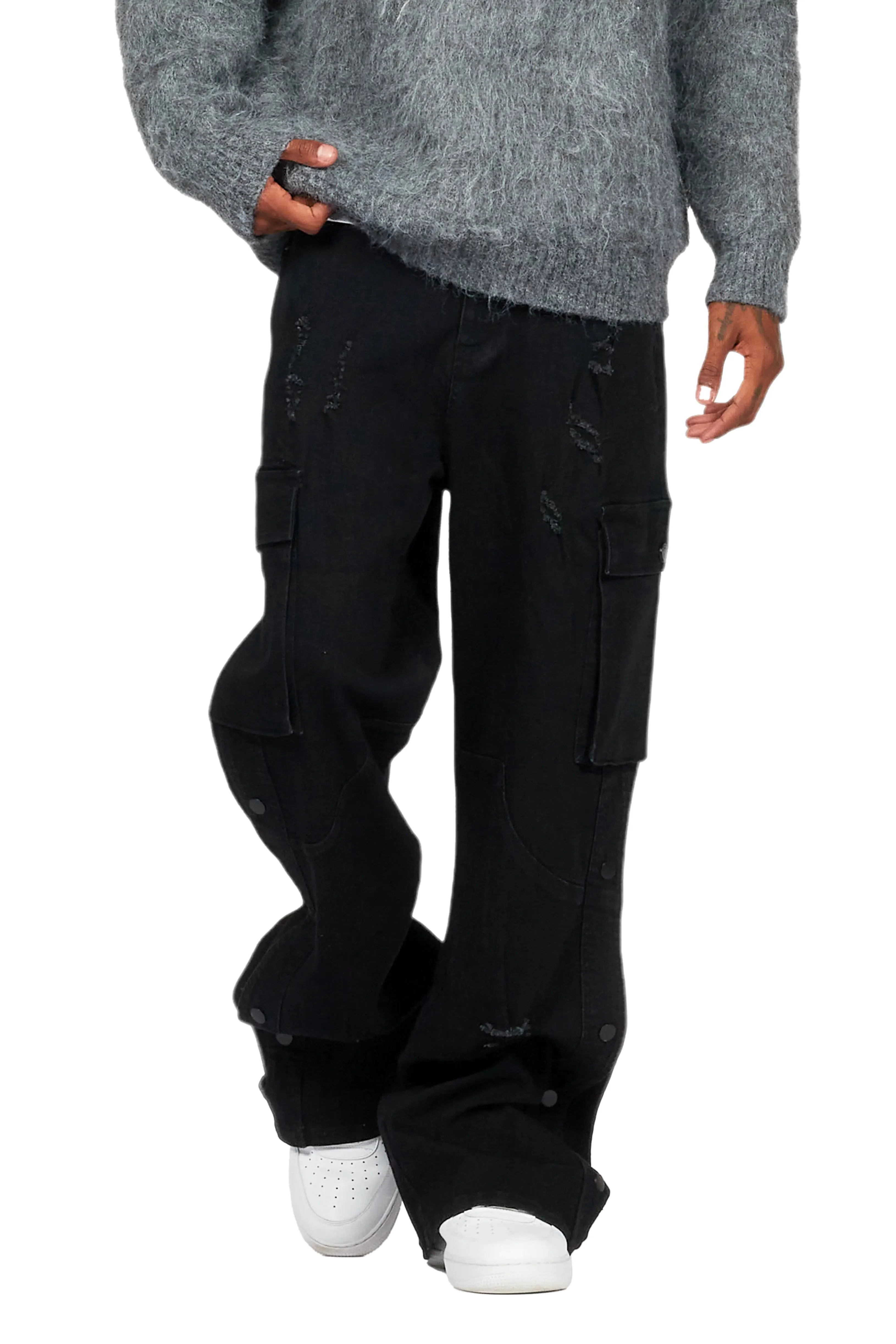 Kuiper Black Baggy Fit Jean - Image 10