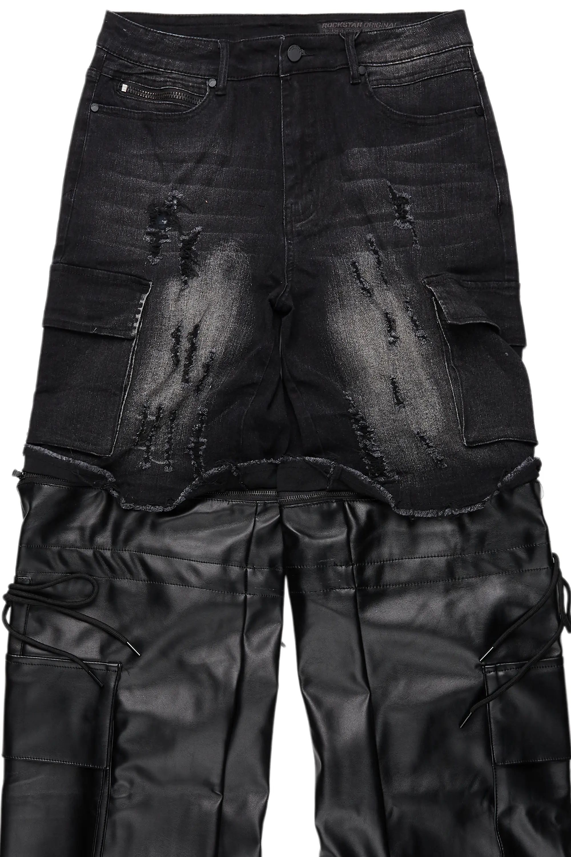 Baatar Black Baggy Fit Jean - Image 8