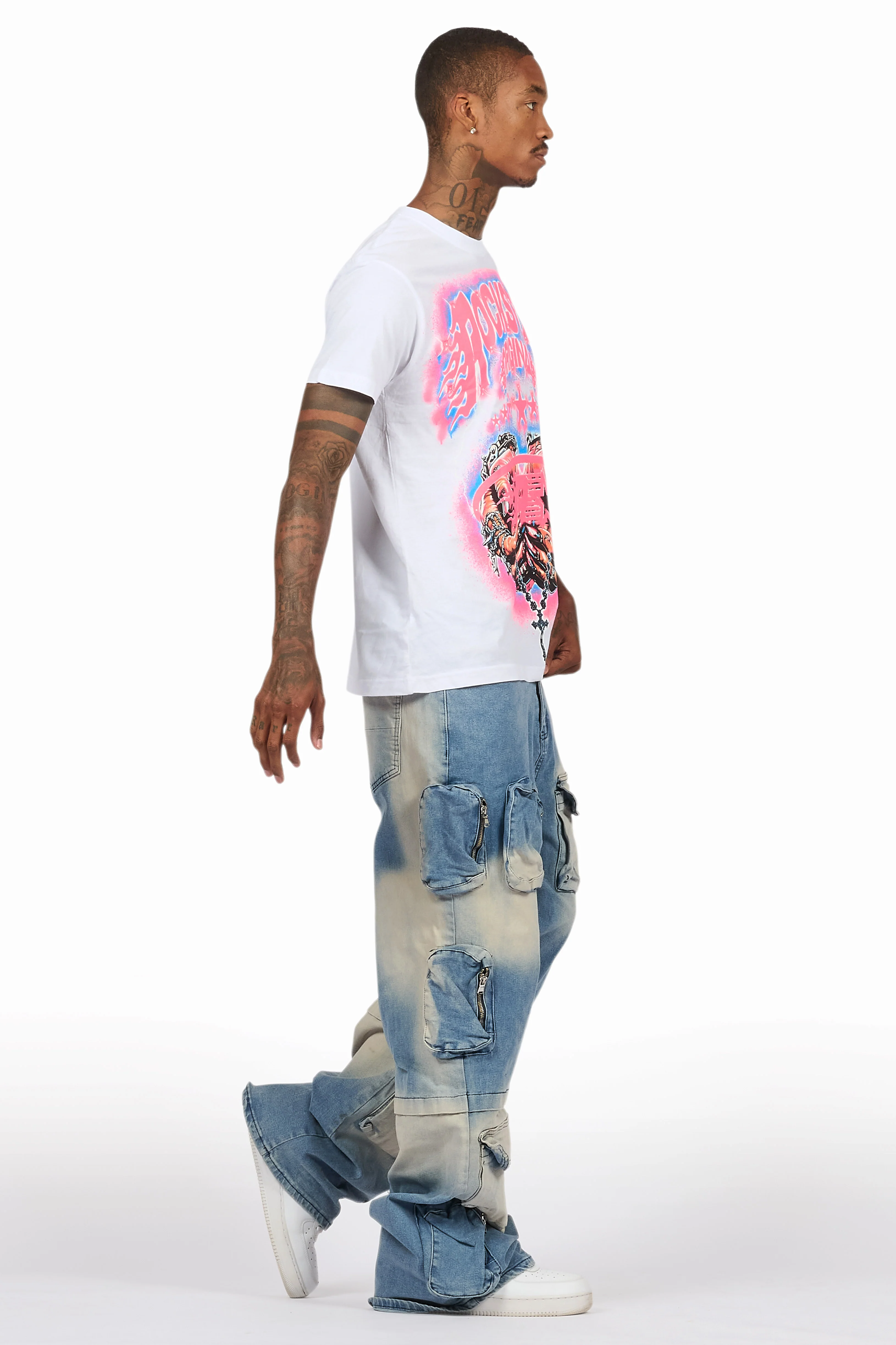 Pocketeer Tint Baggy Cargo Fit Jean - Image 4