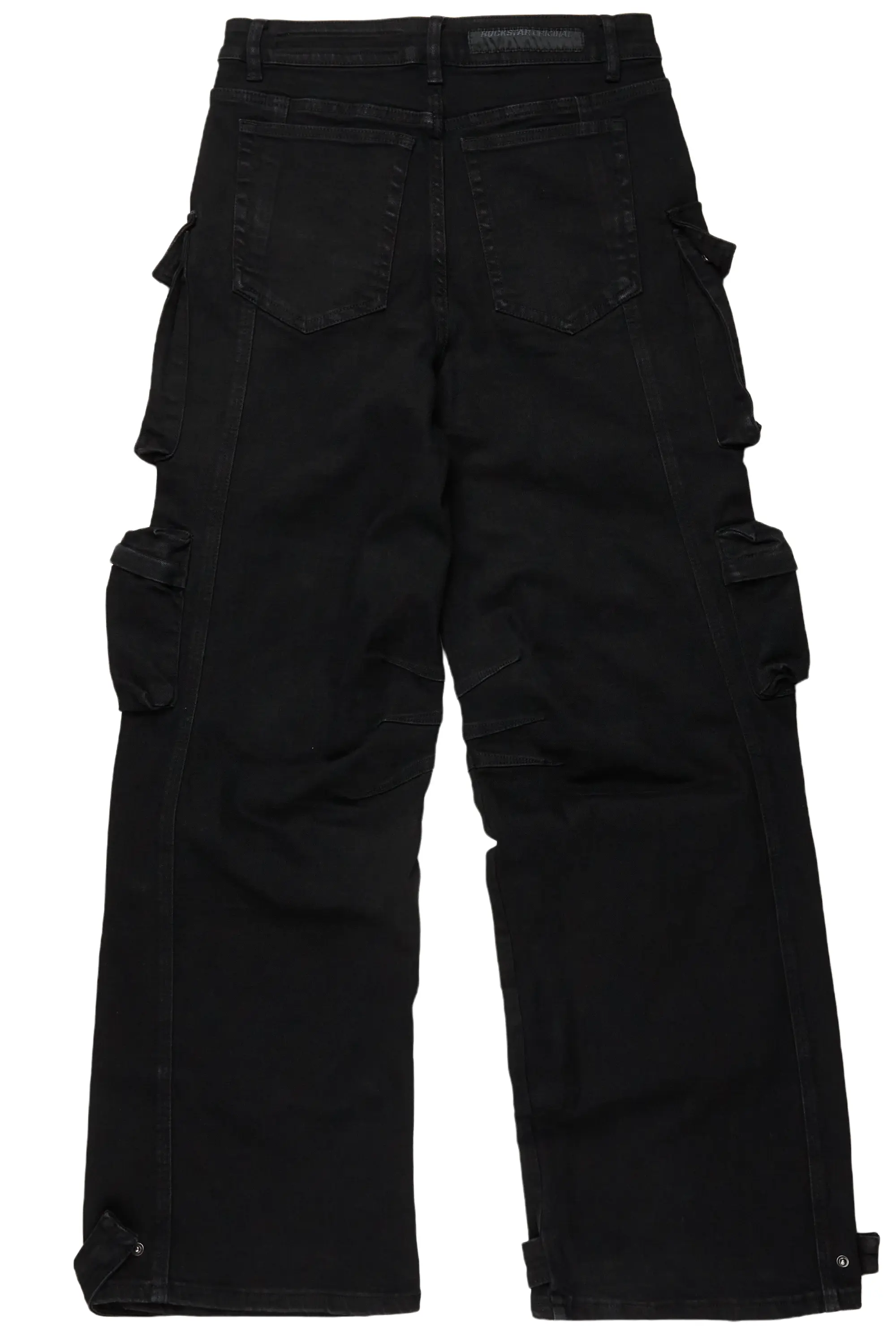 Mahesh Black Baggy Cargo Jean - Image 10