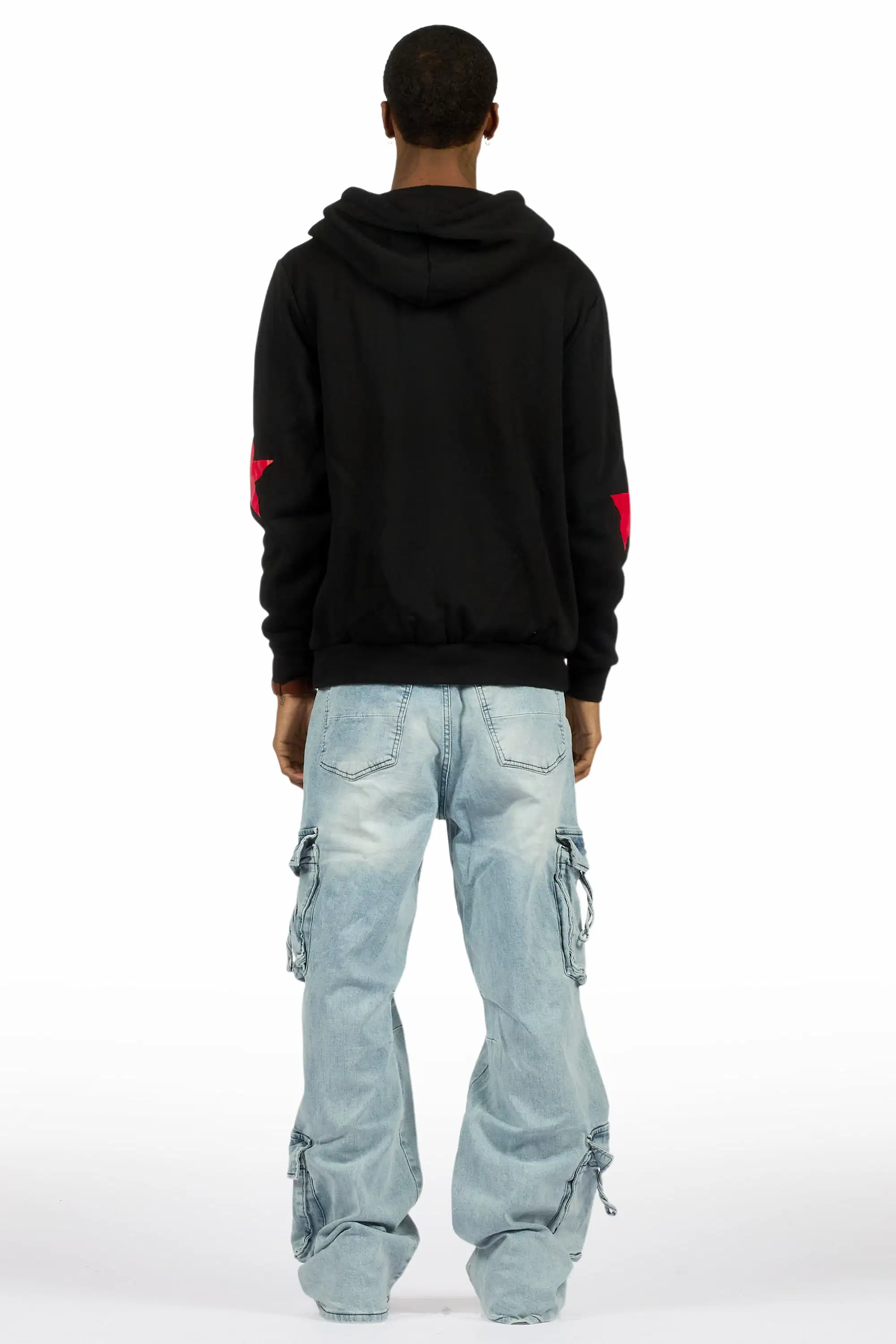 Tore Light Blue Baggy Cargo Jean - Image 5
