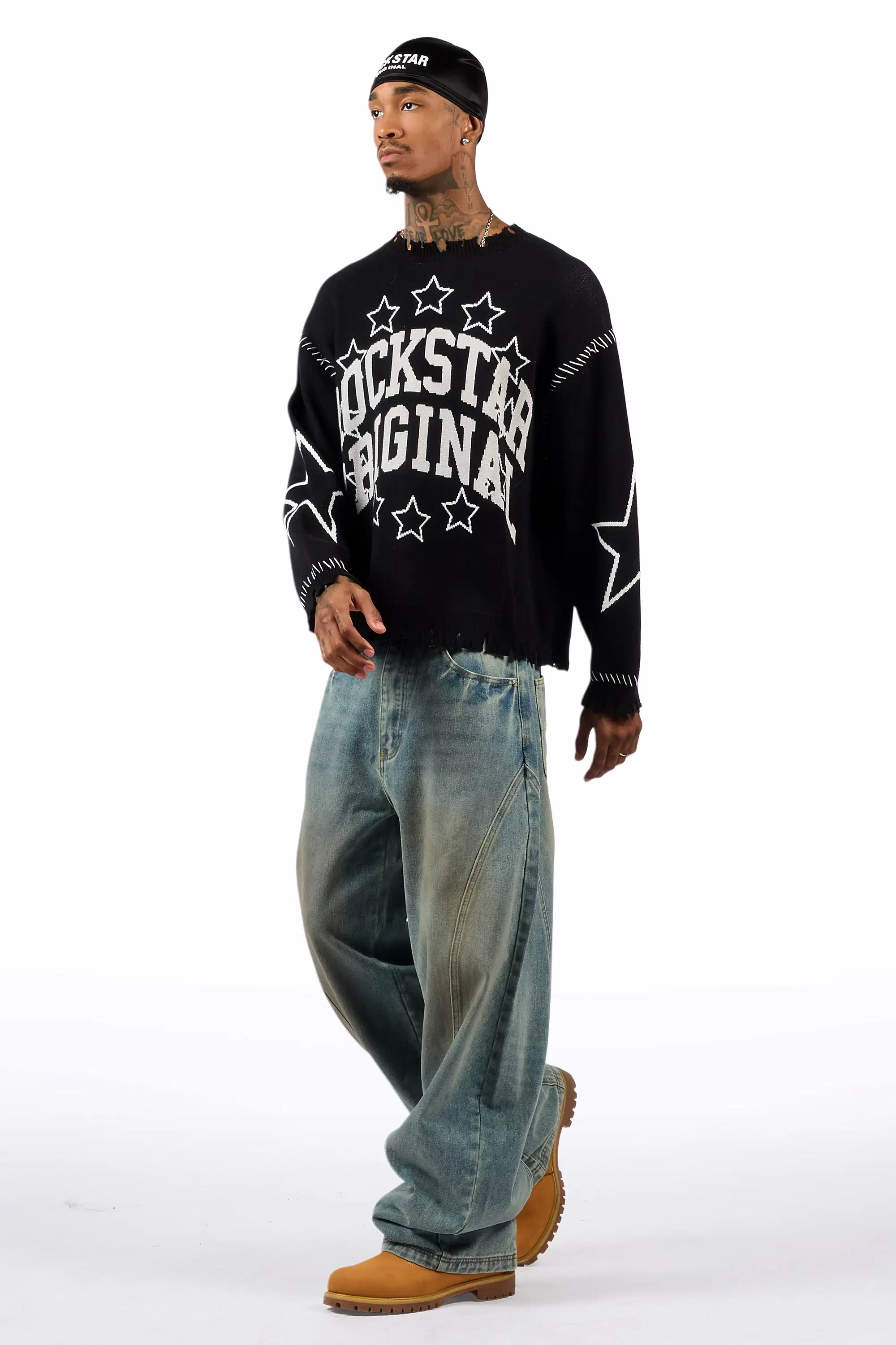 Malix Dirty Blue Barrel fit Jean - Image 5