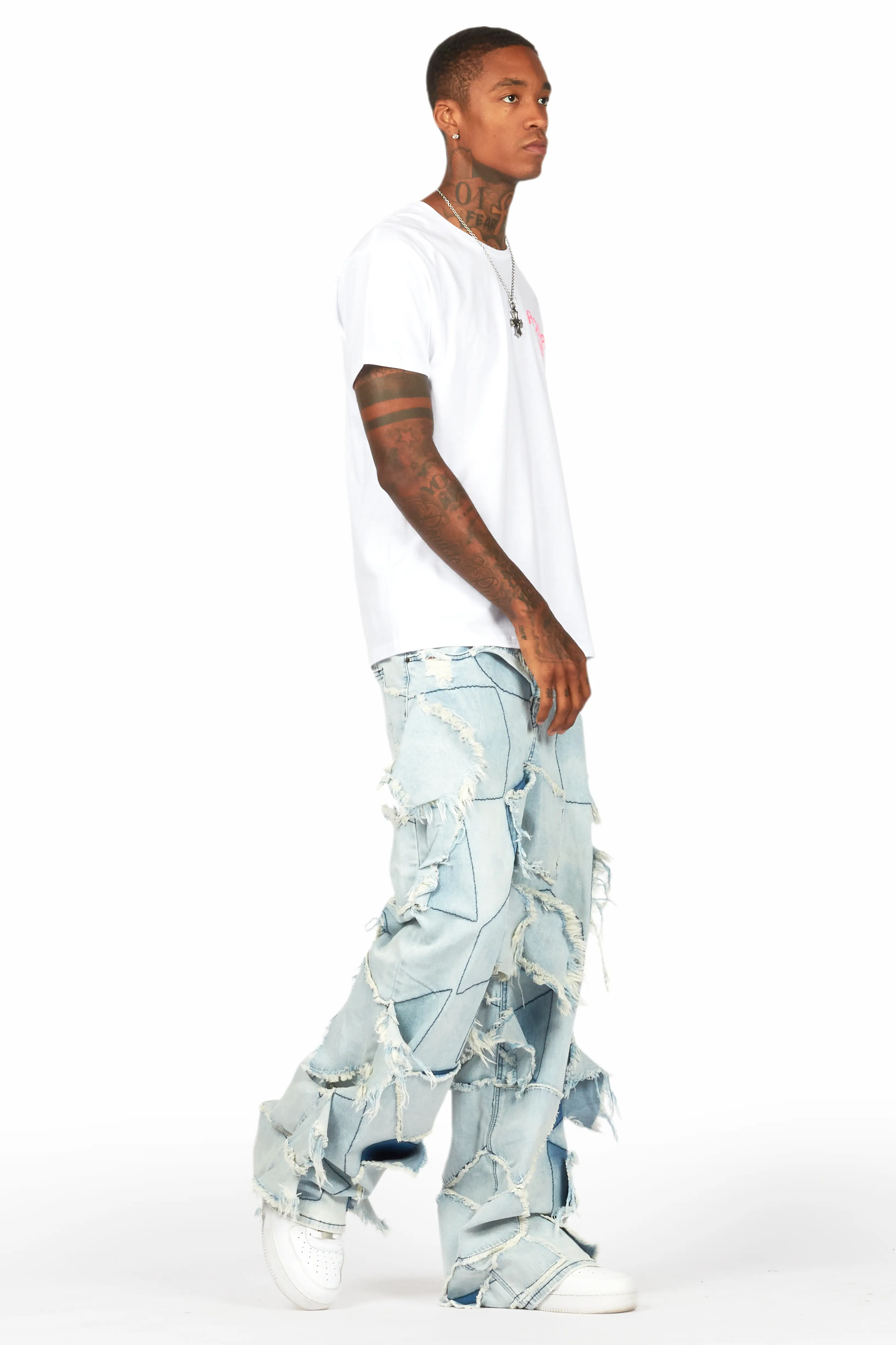 Jacomus Blue Baggy Fit Jean - Image 10