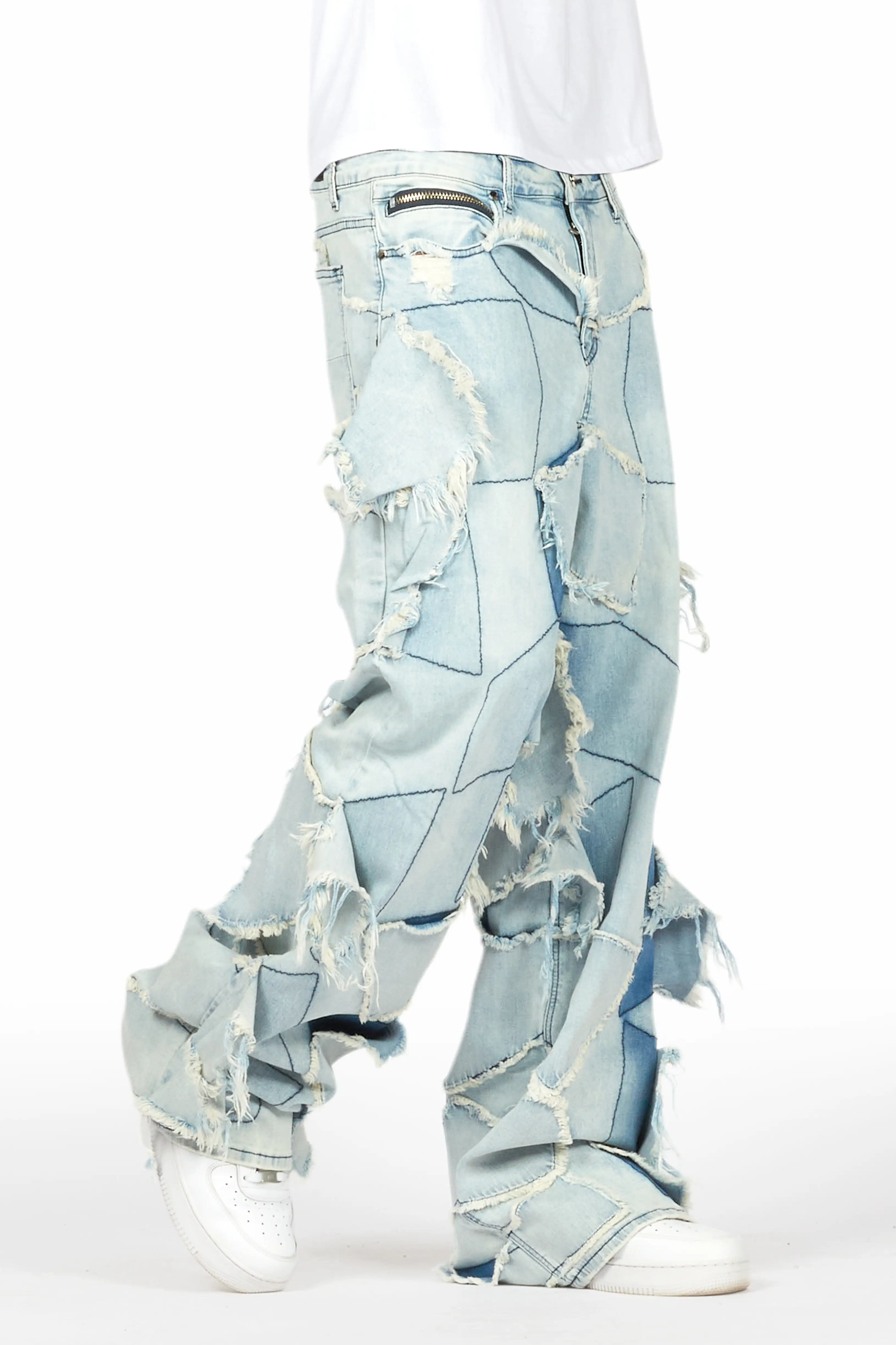 Jacomus Blue Baggy Fit Jean - Image 13