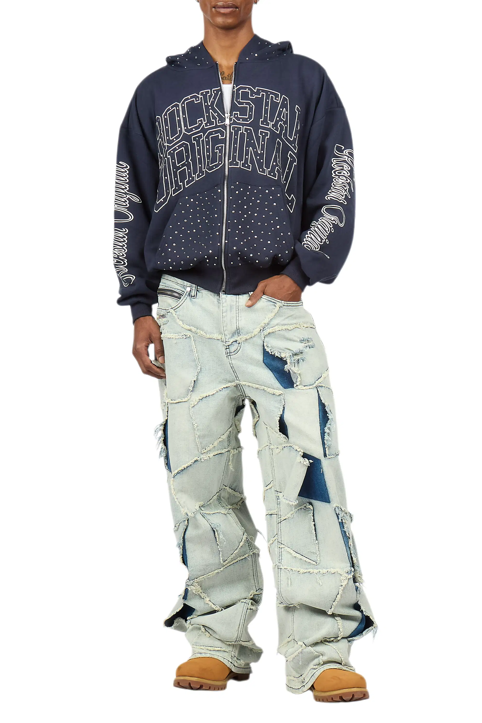 Jacomus Blue Baggy Fit Jean - Image 14