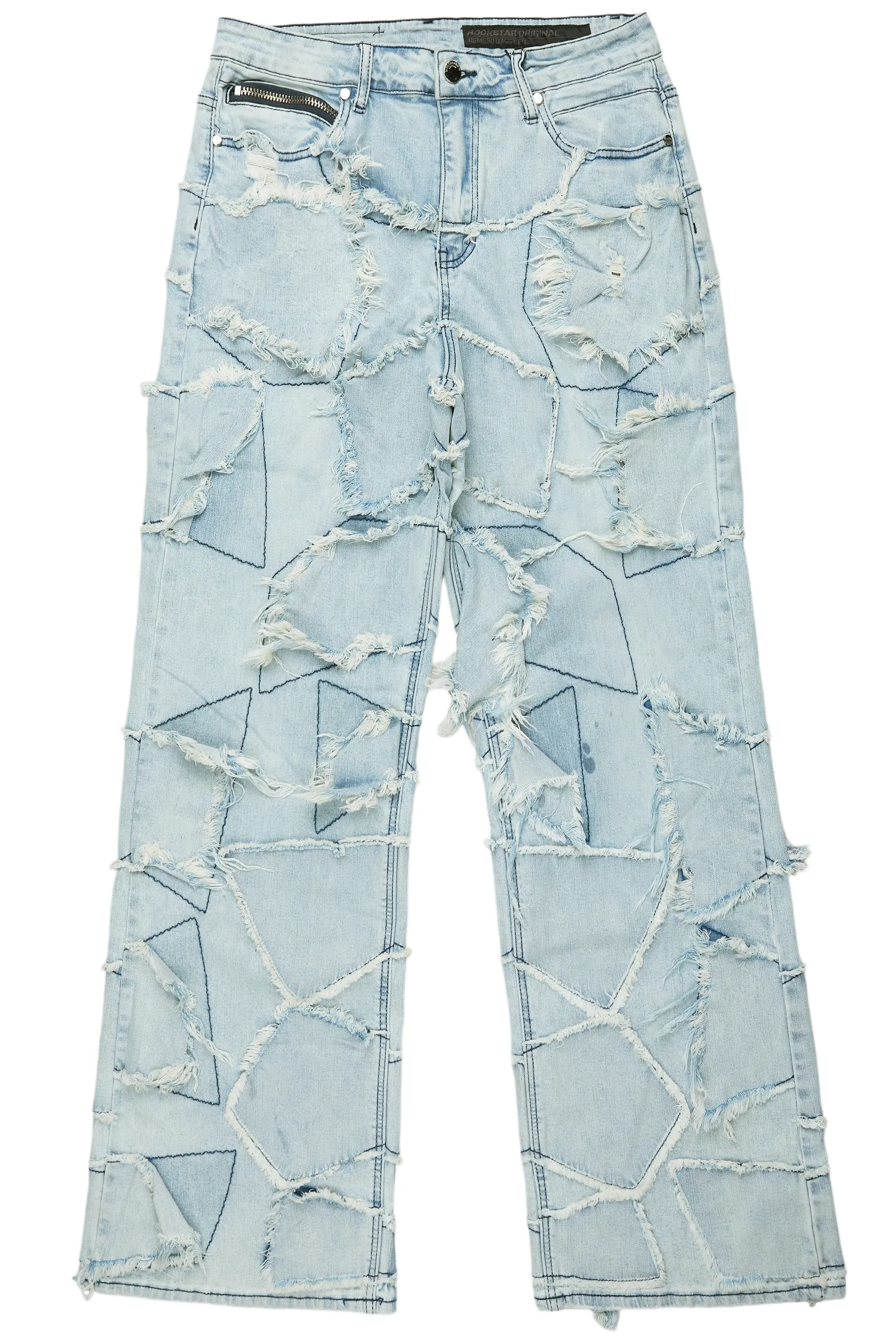 Jacomus Blue Baggy Fit Jean - Image 2