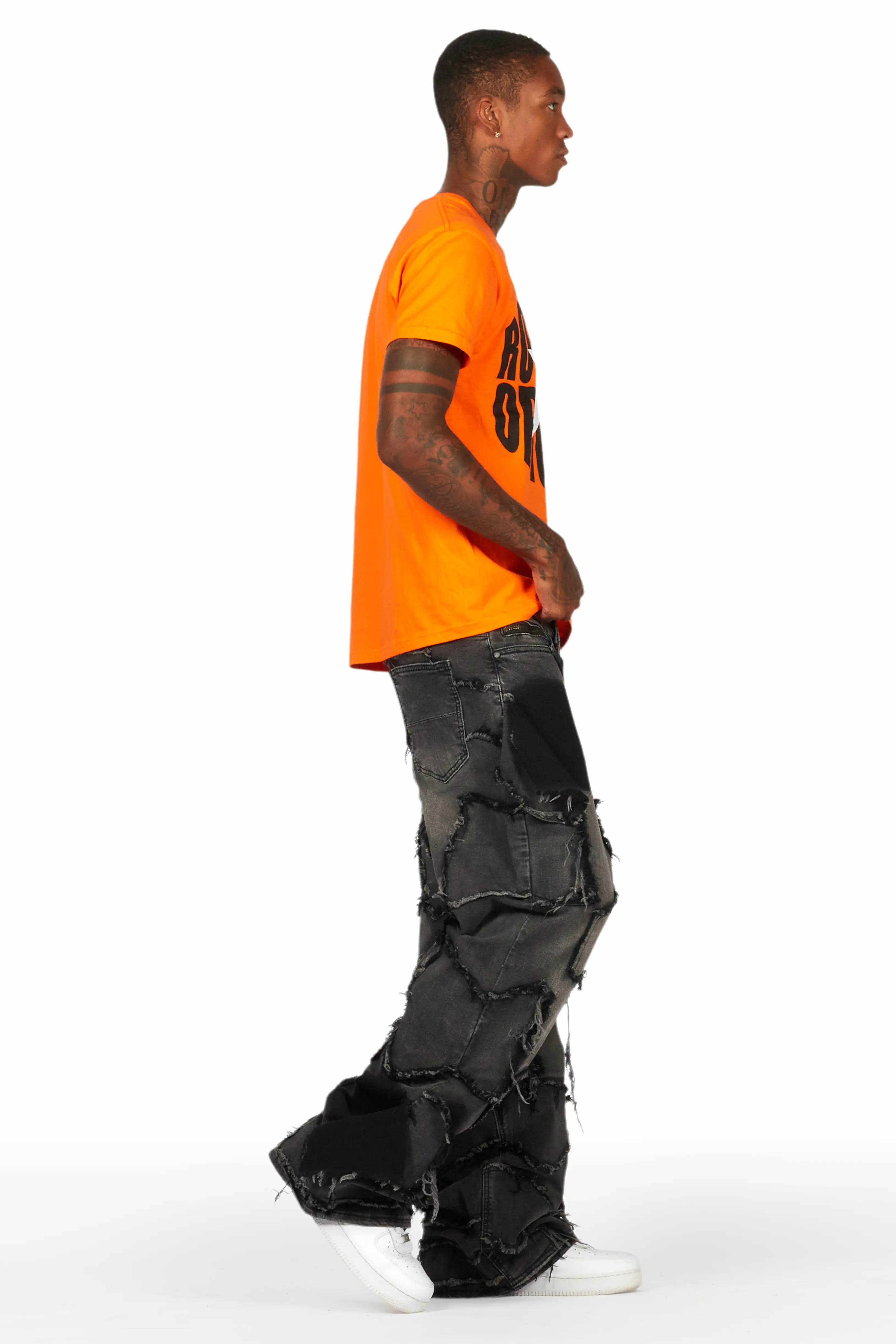 Jacomus Grey Baggy Fit Jean - Image 4