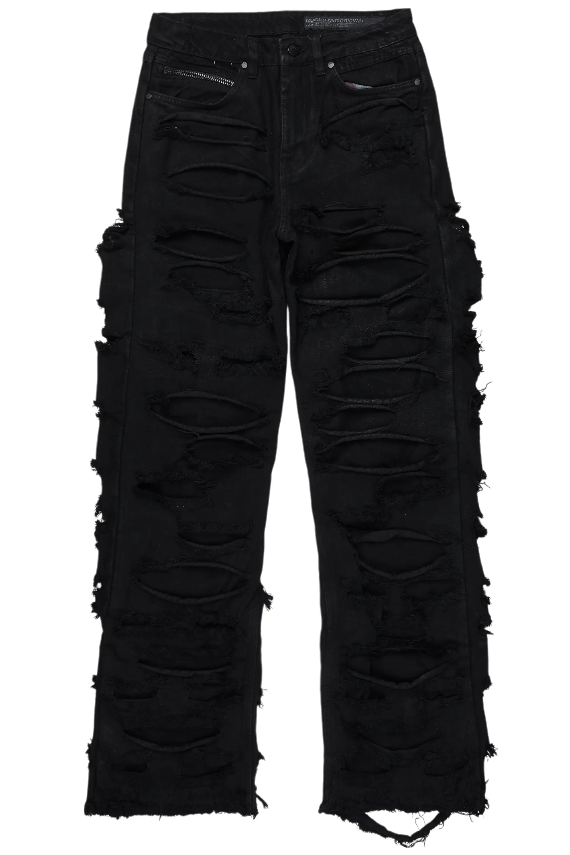 Luisu Black Baggy Fit Jean - Image 2