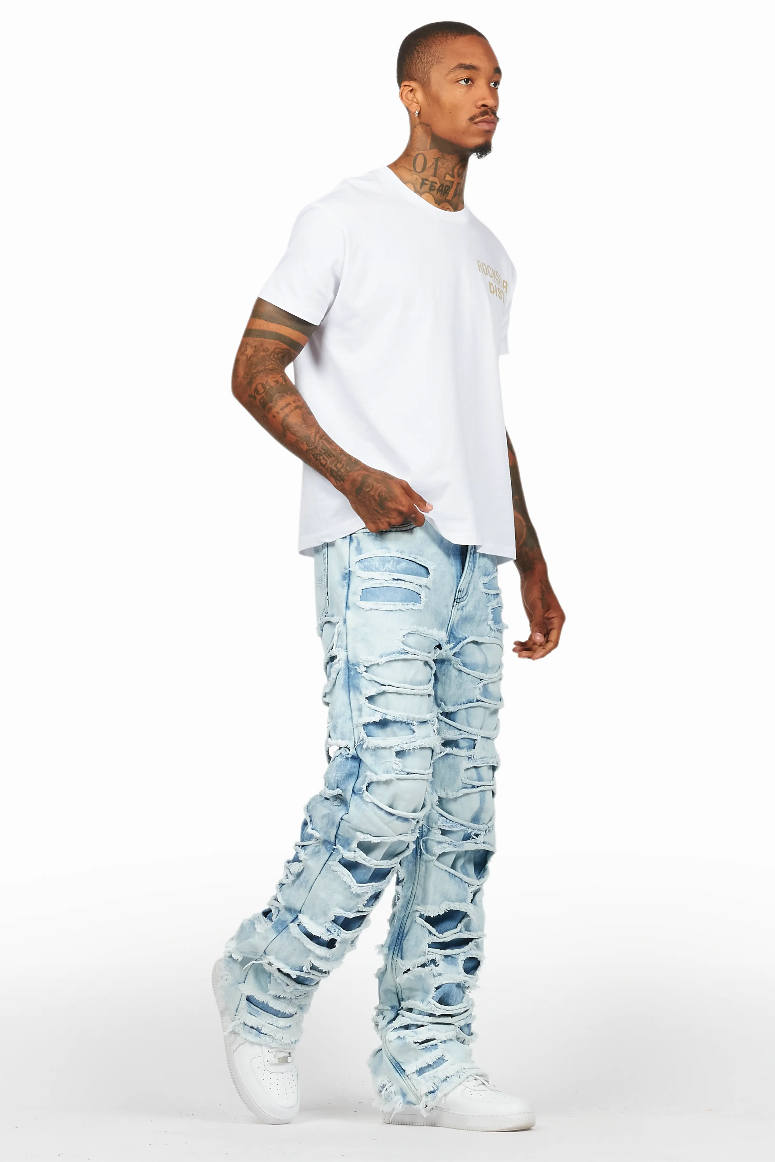 Luisu Blue Baggy Fit Jean - Image 7