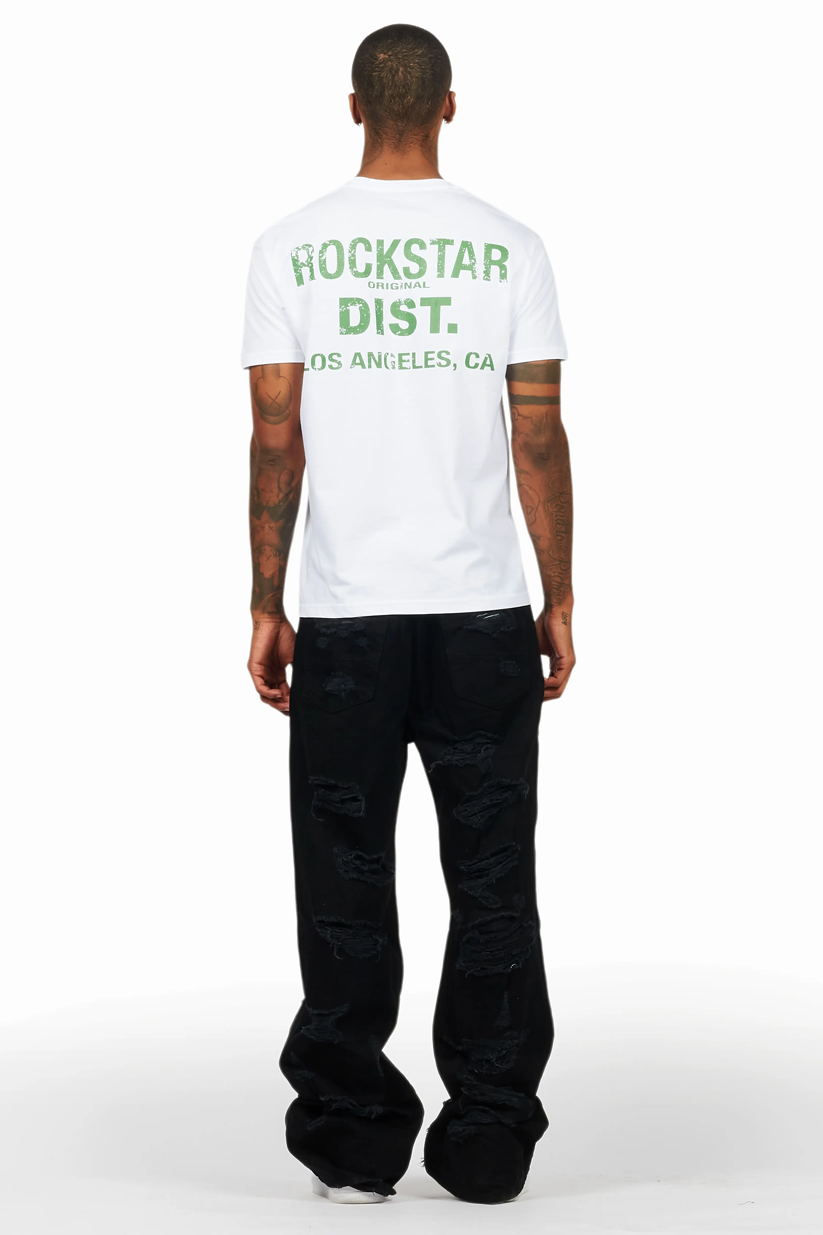 Mical Black Baggy Fit Jean - Image 5