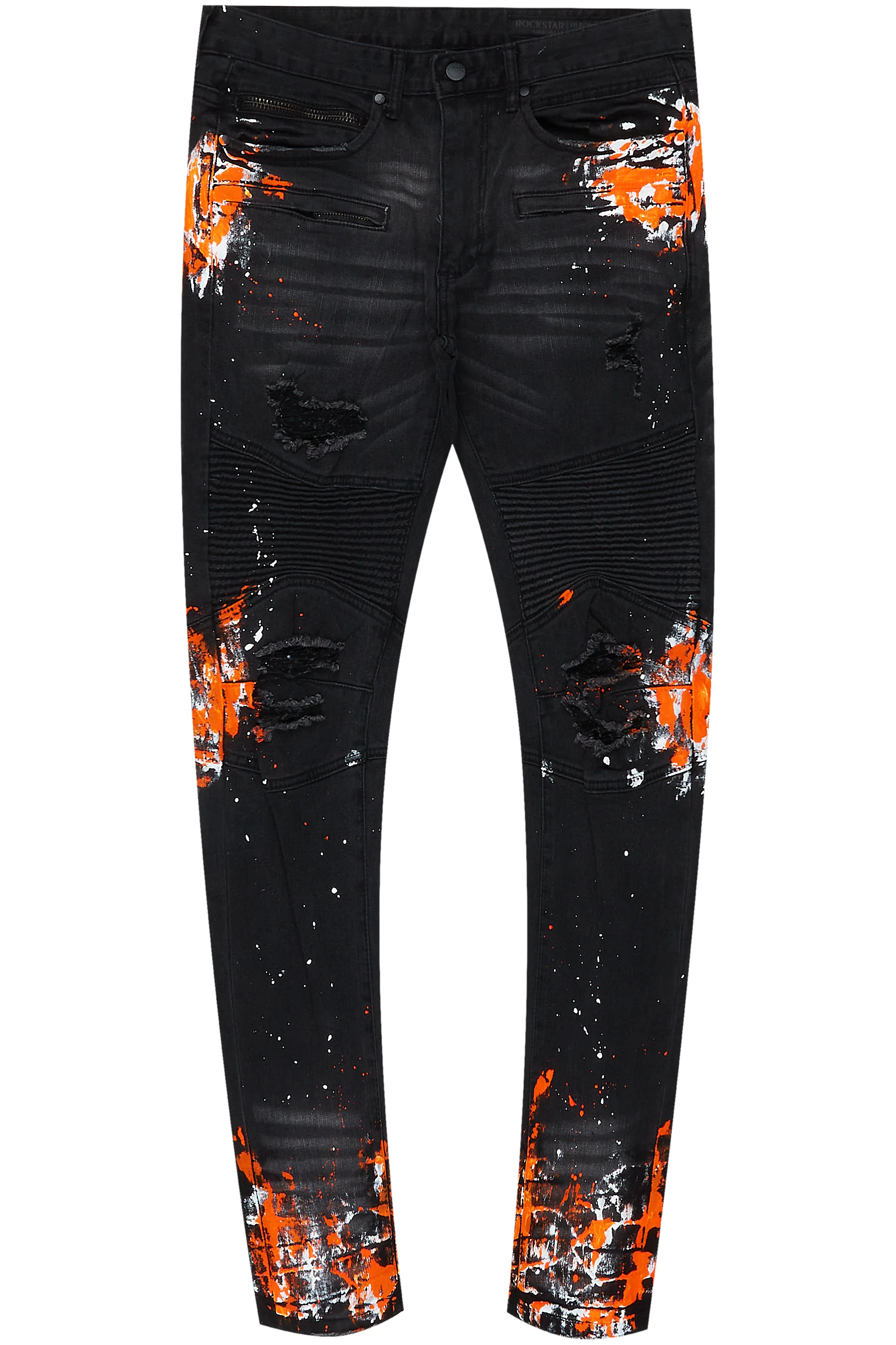 Elias Black/Orange Painter Jean