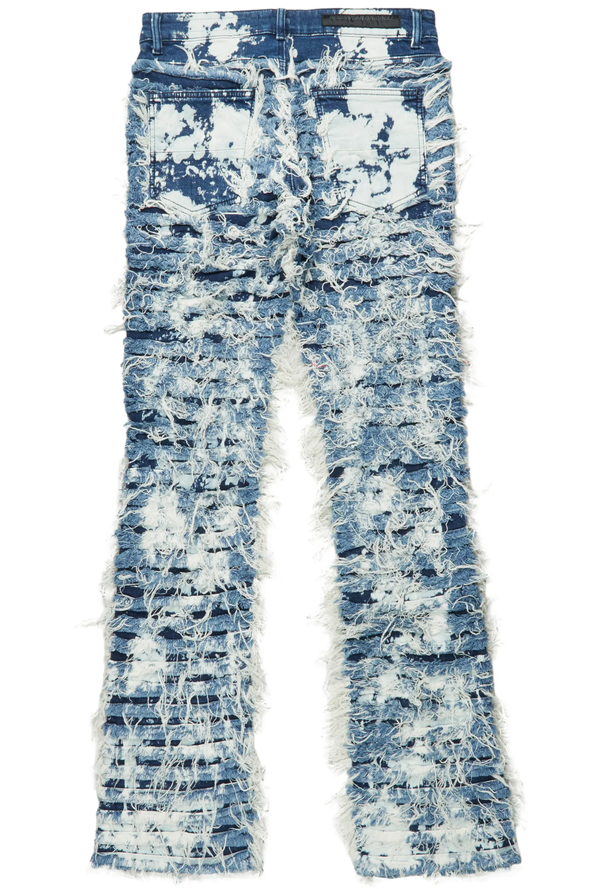 Bossko Blue Stacked Flare Jean - Image 8