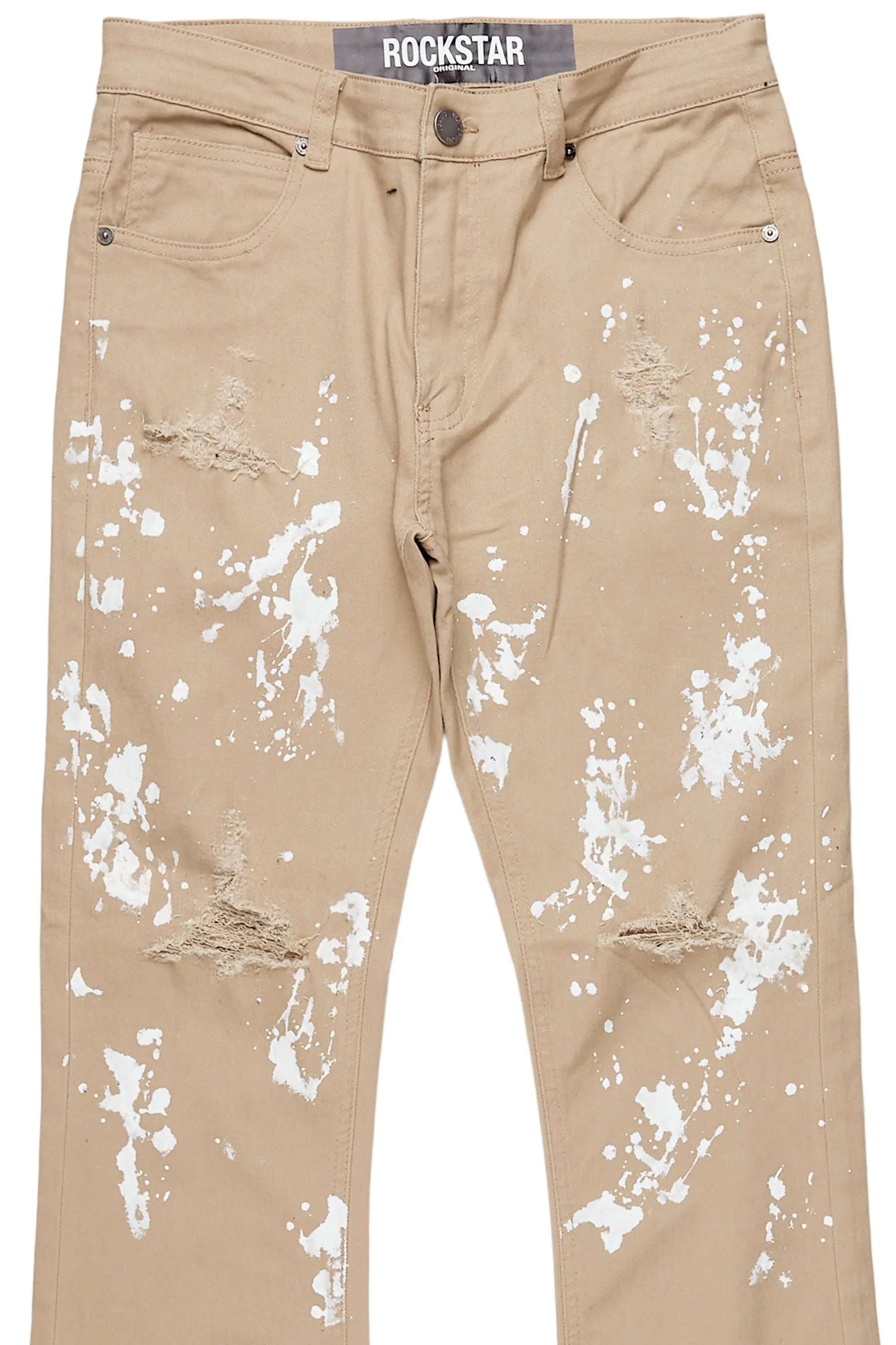 Salus Beige Bootcut Painter Jean - Image 9