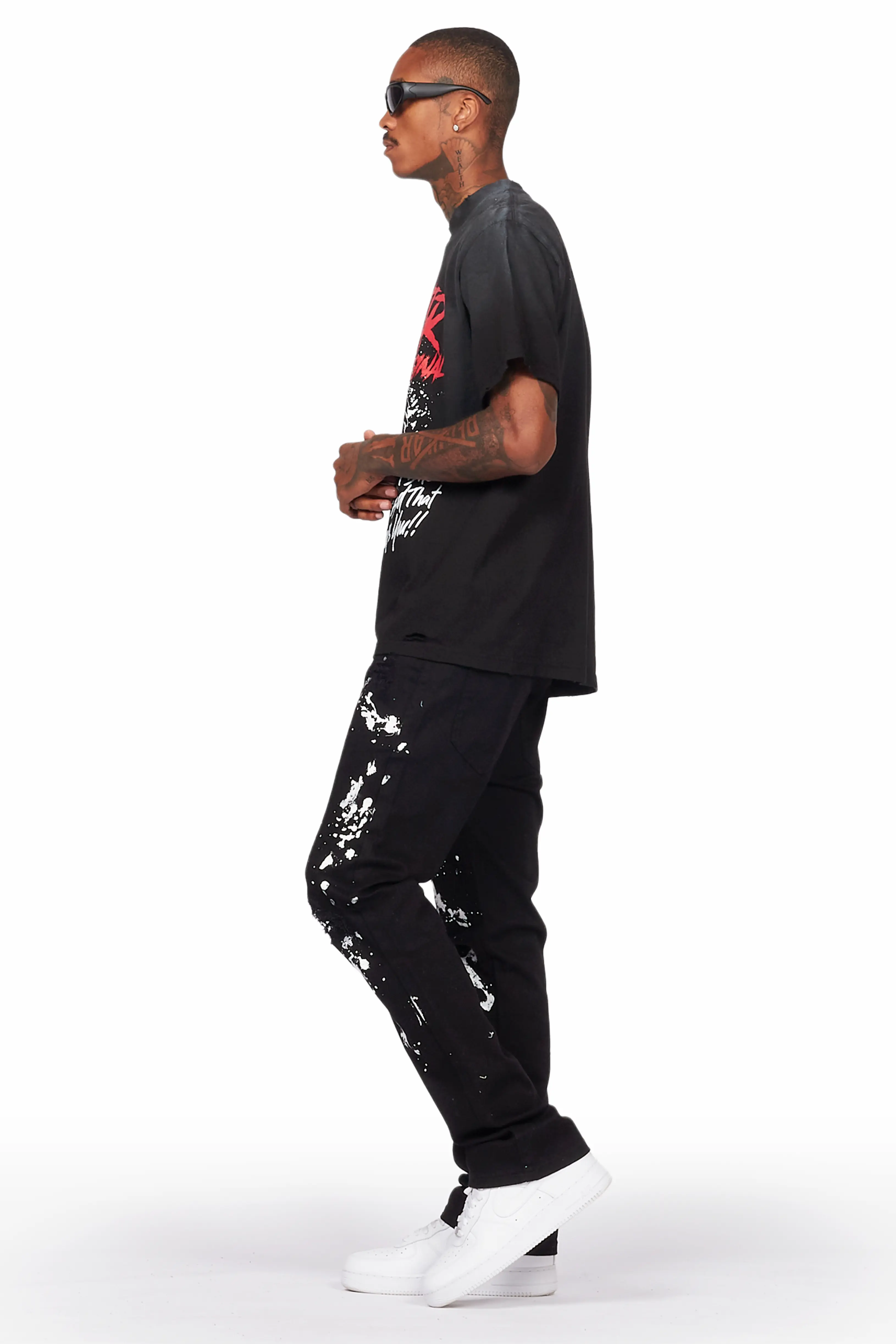 Salus Black Bootcut Painter Jean - Image 6