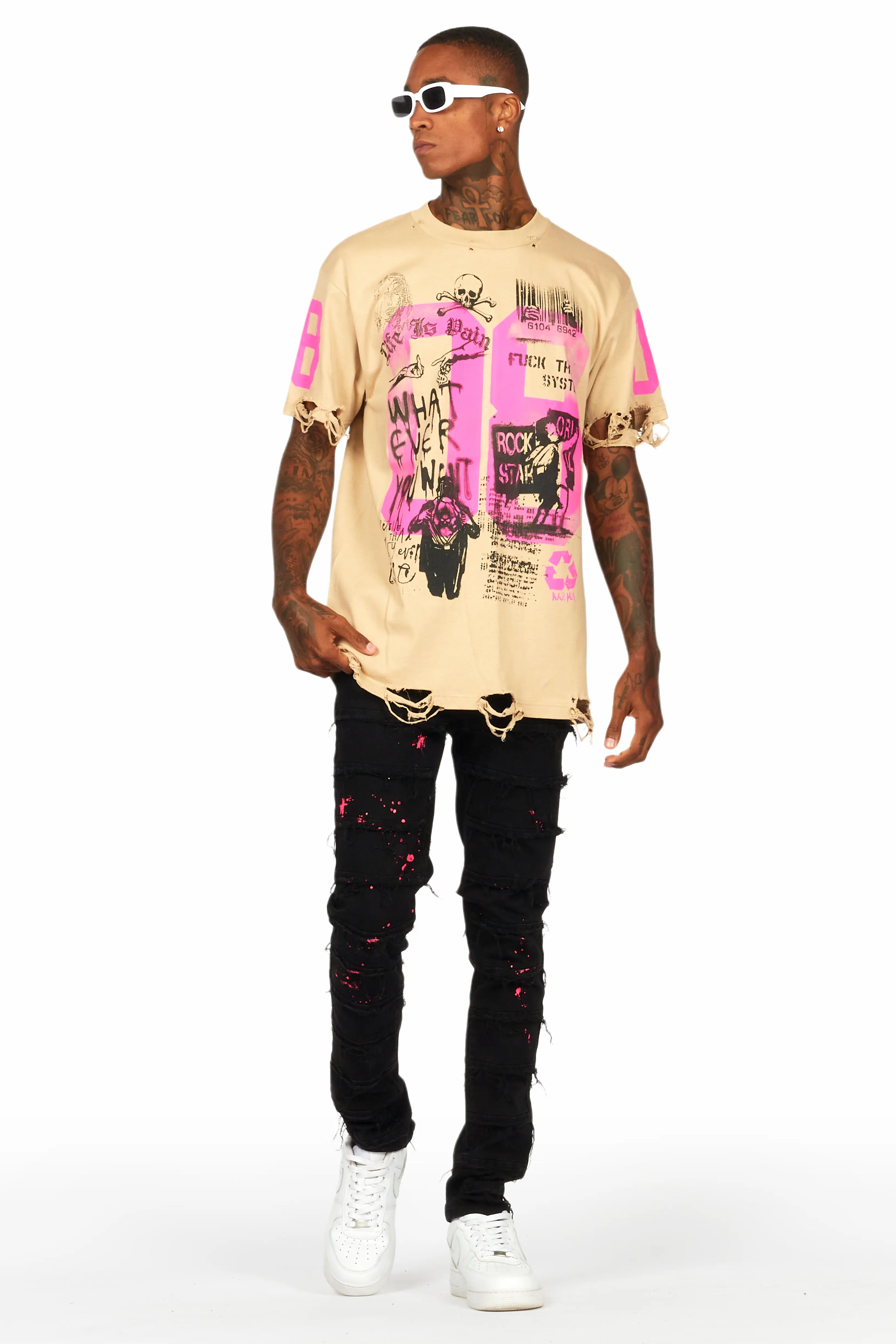 Admon Black Painter Slim Fit Jean - Image 3