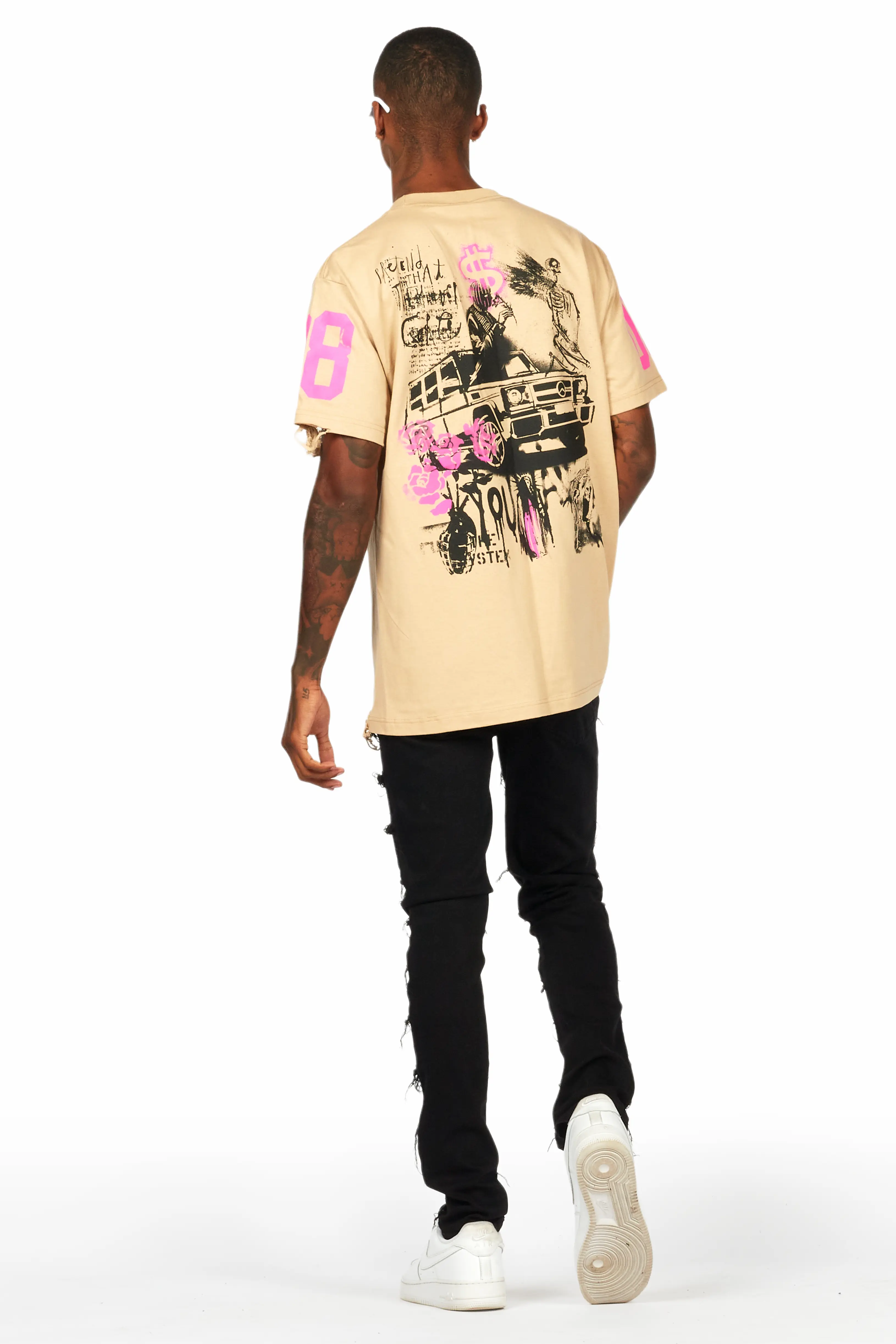 Admon Black Painter Slim Fit Jean - Image 5