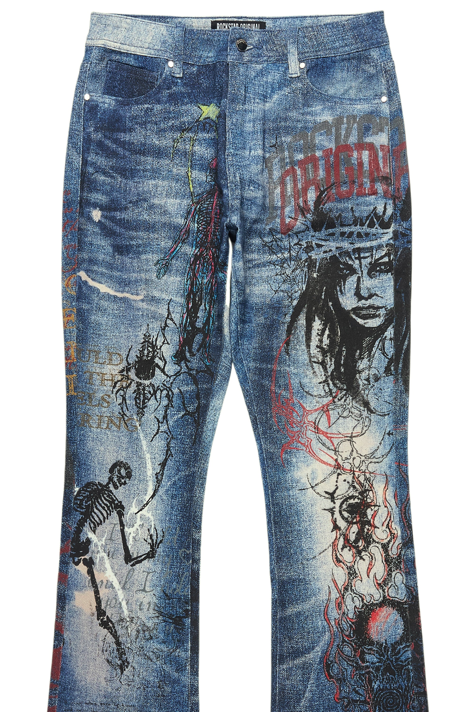 Blaytex Blue Stacked Flare Jean - Image 7