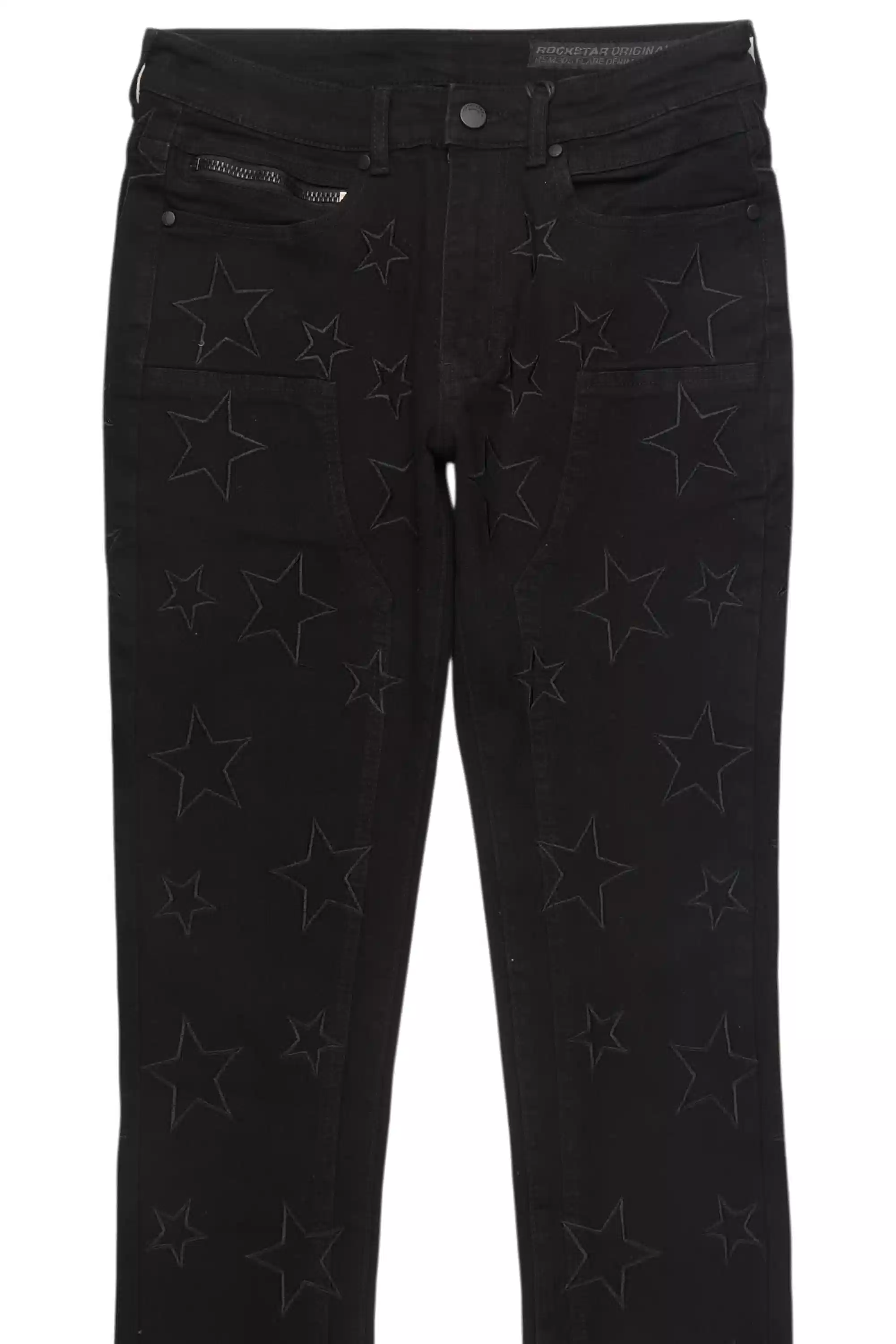 Starship Black Stacked Flare Jean - Image 9
