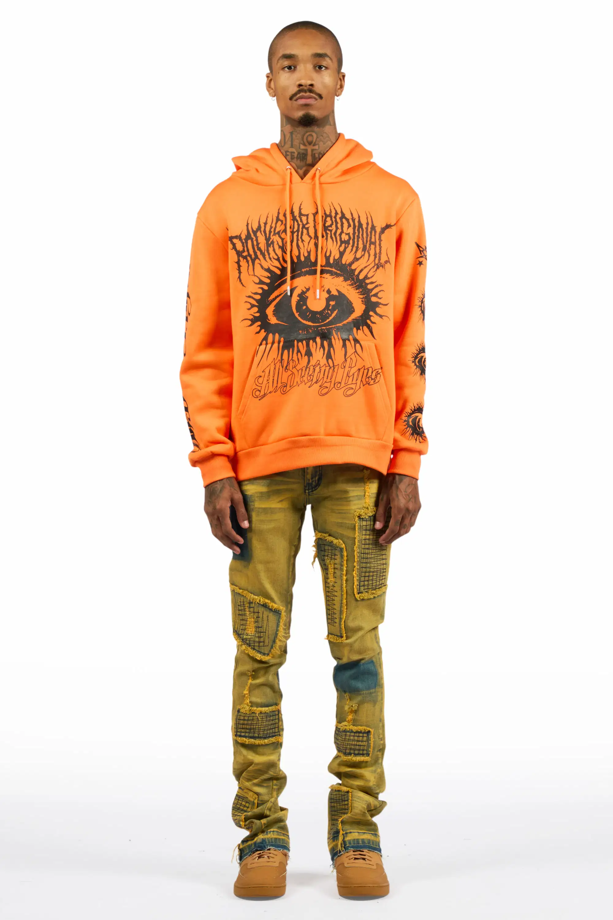 Raglord Tint Blue Stacked Flare Jean - Image 3