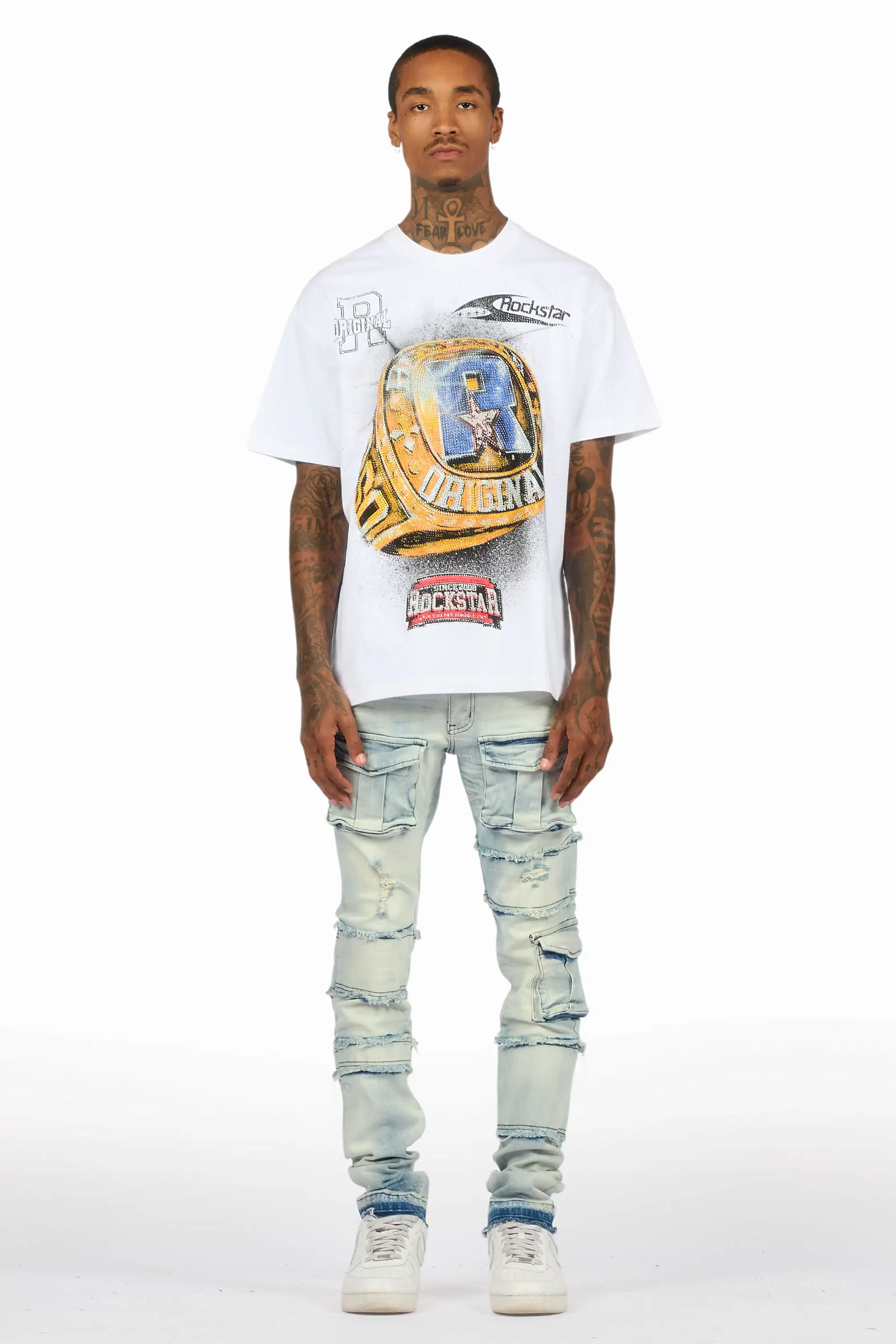 Folant Light Blue Skinny Fit Jean - Image 3