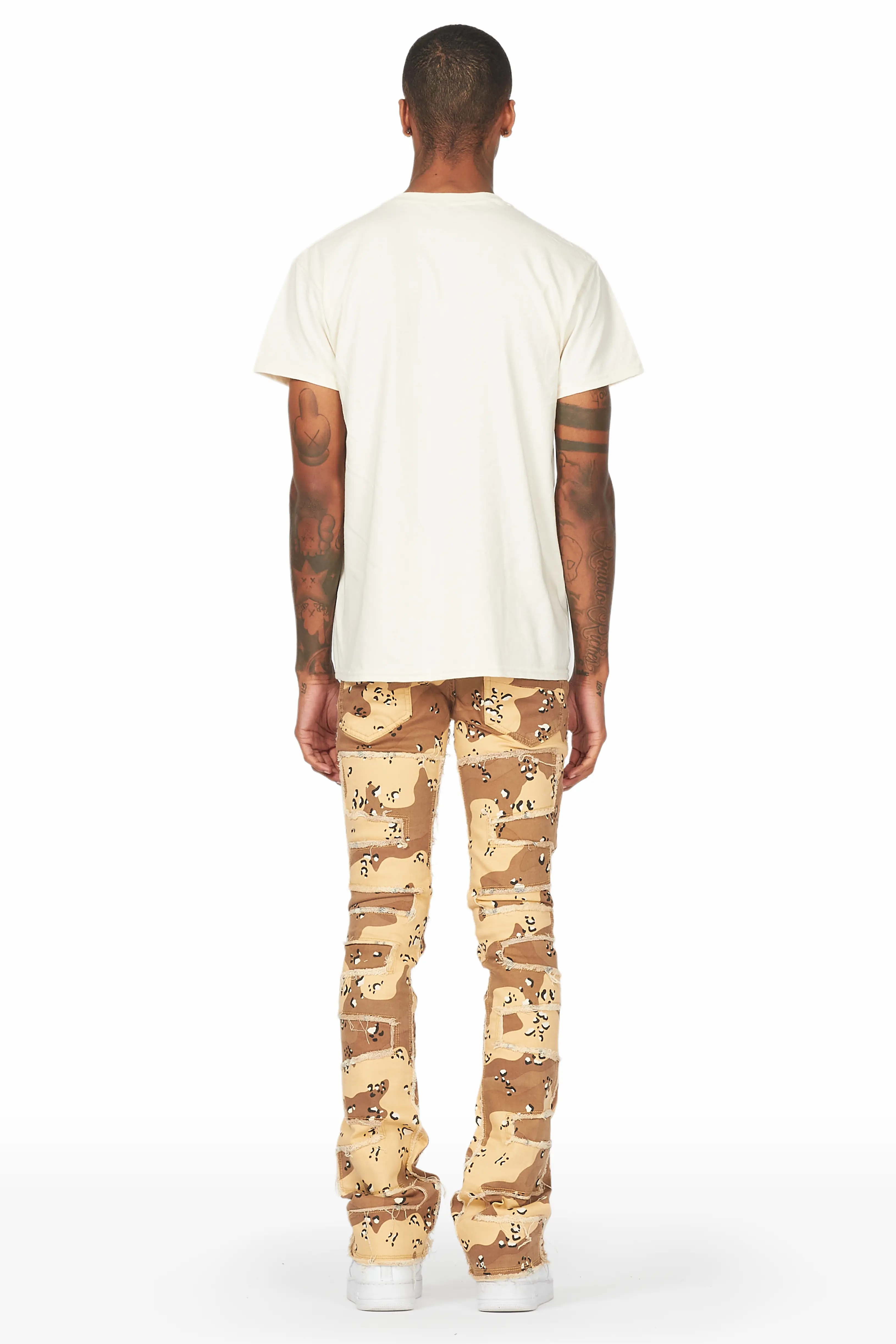 Shake Desert Camo Stacked Flare Jean - Image 5