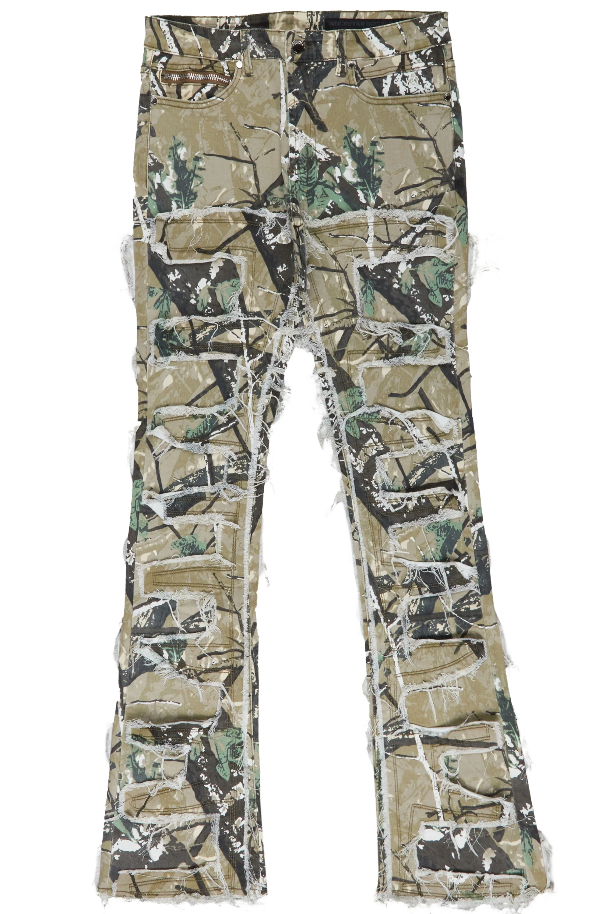 Shake Tree Camo Stacked Flare Jean - Image 2