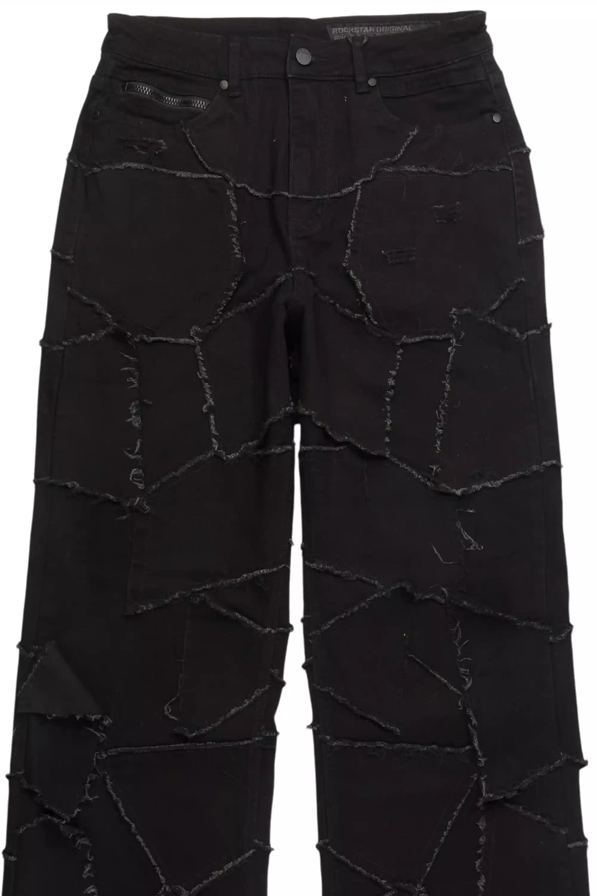 Jacomus Jet Black Baggy Fit Jean - Image 10