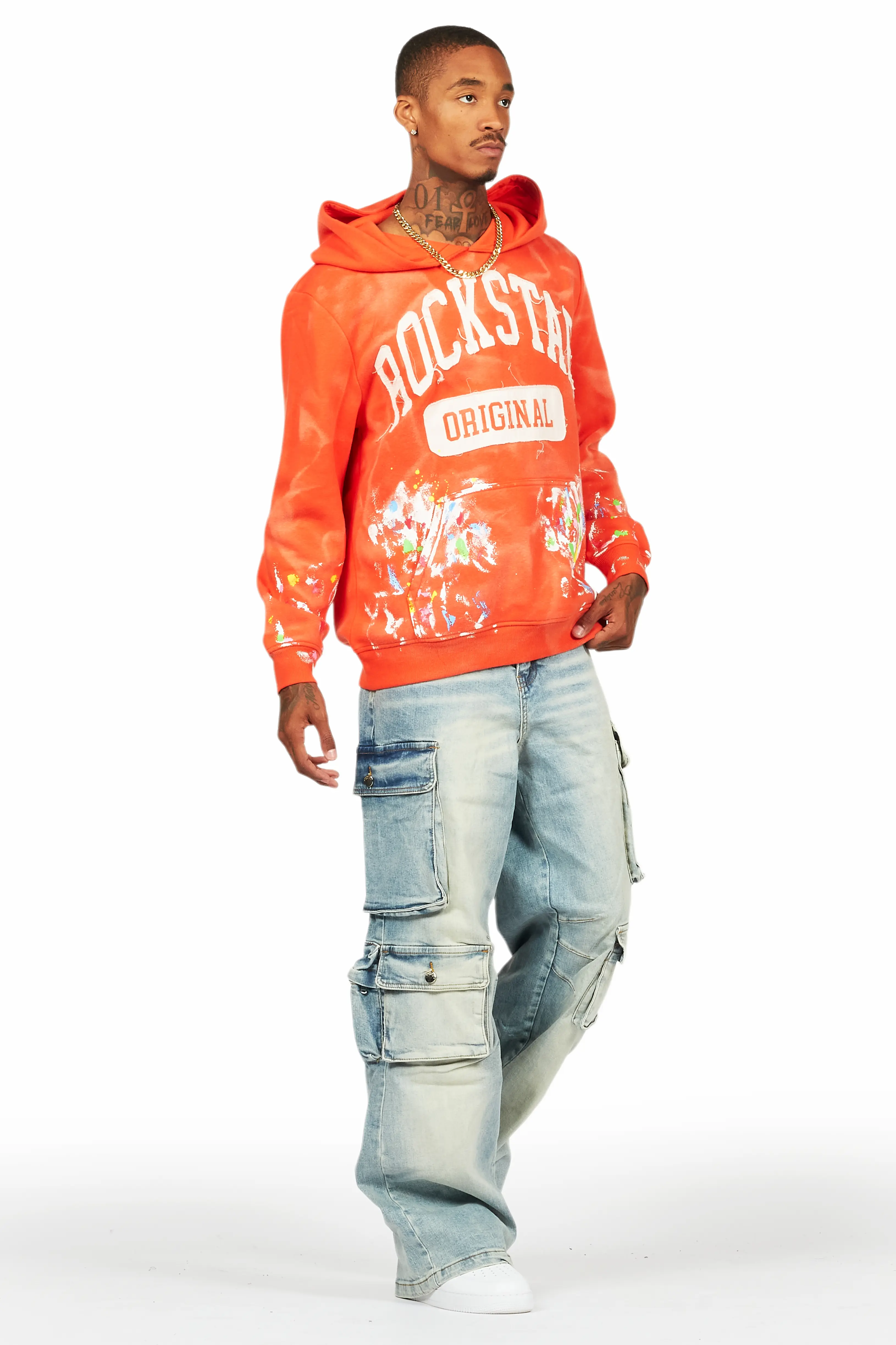 Cortie Blue Baggy Fit Jean - Image 10
