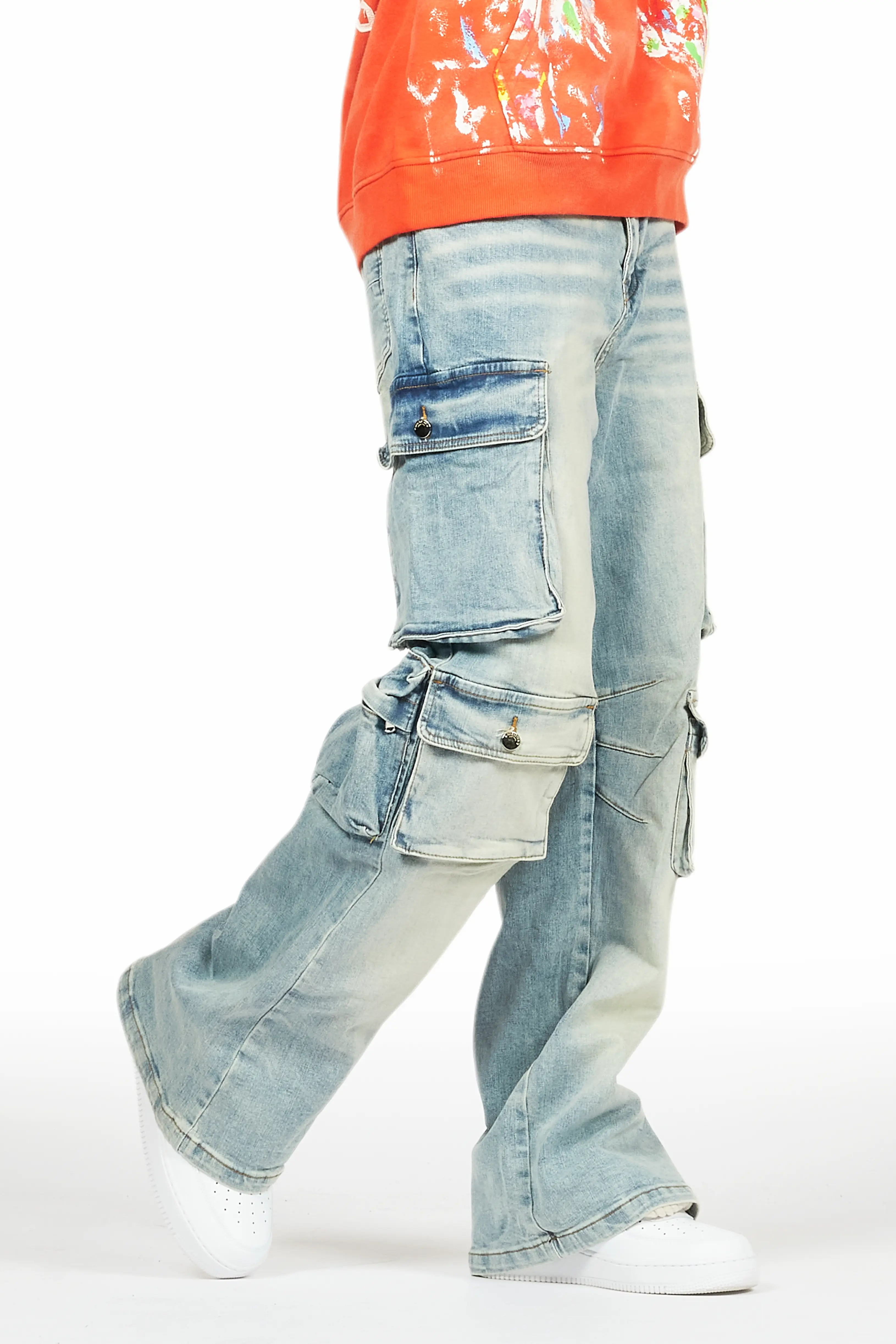 Cortie Blue Baggy Fit Jean - Image 13