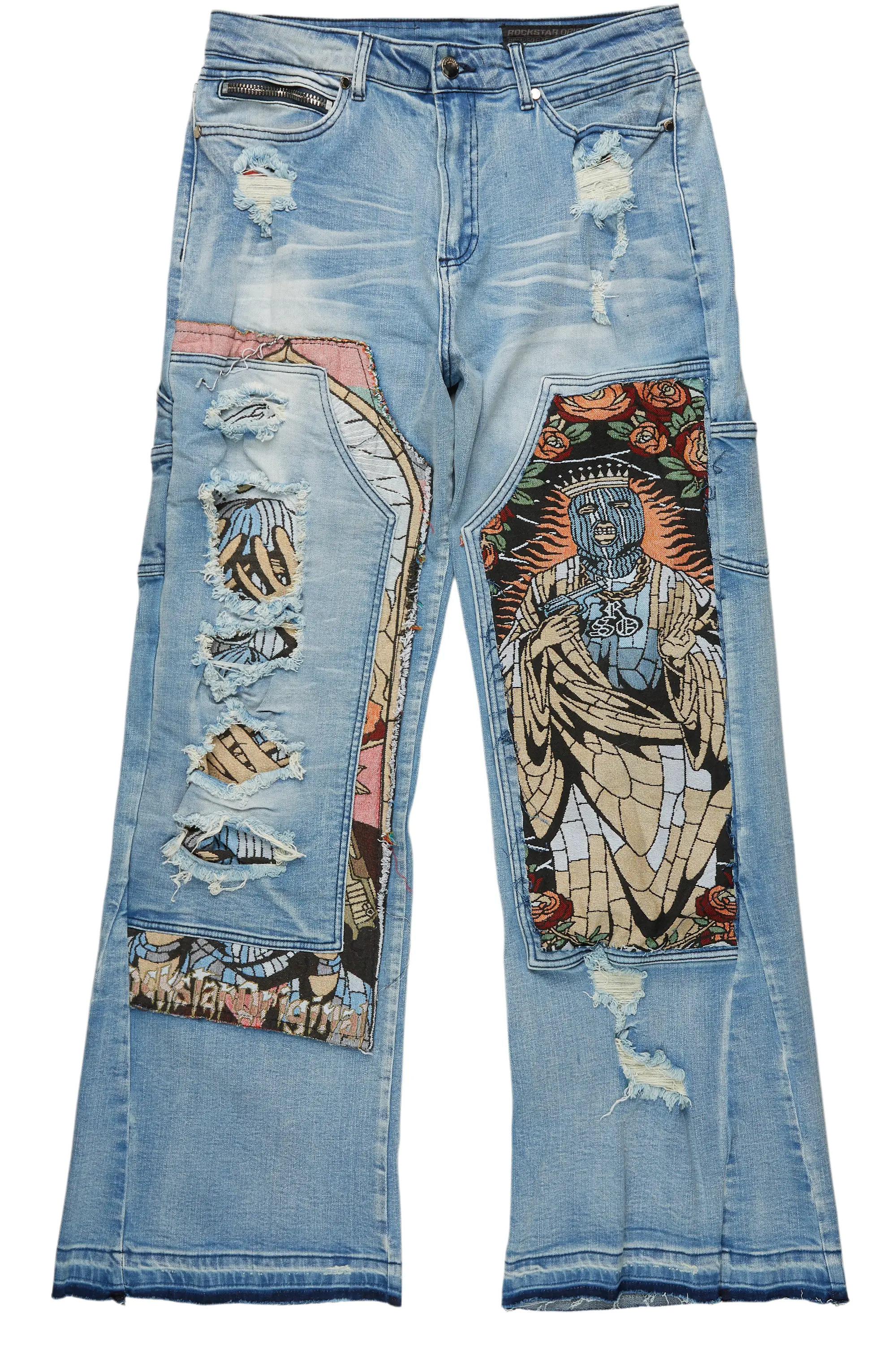 Yanis Blue Baggy Fit Jean - Image 2