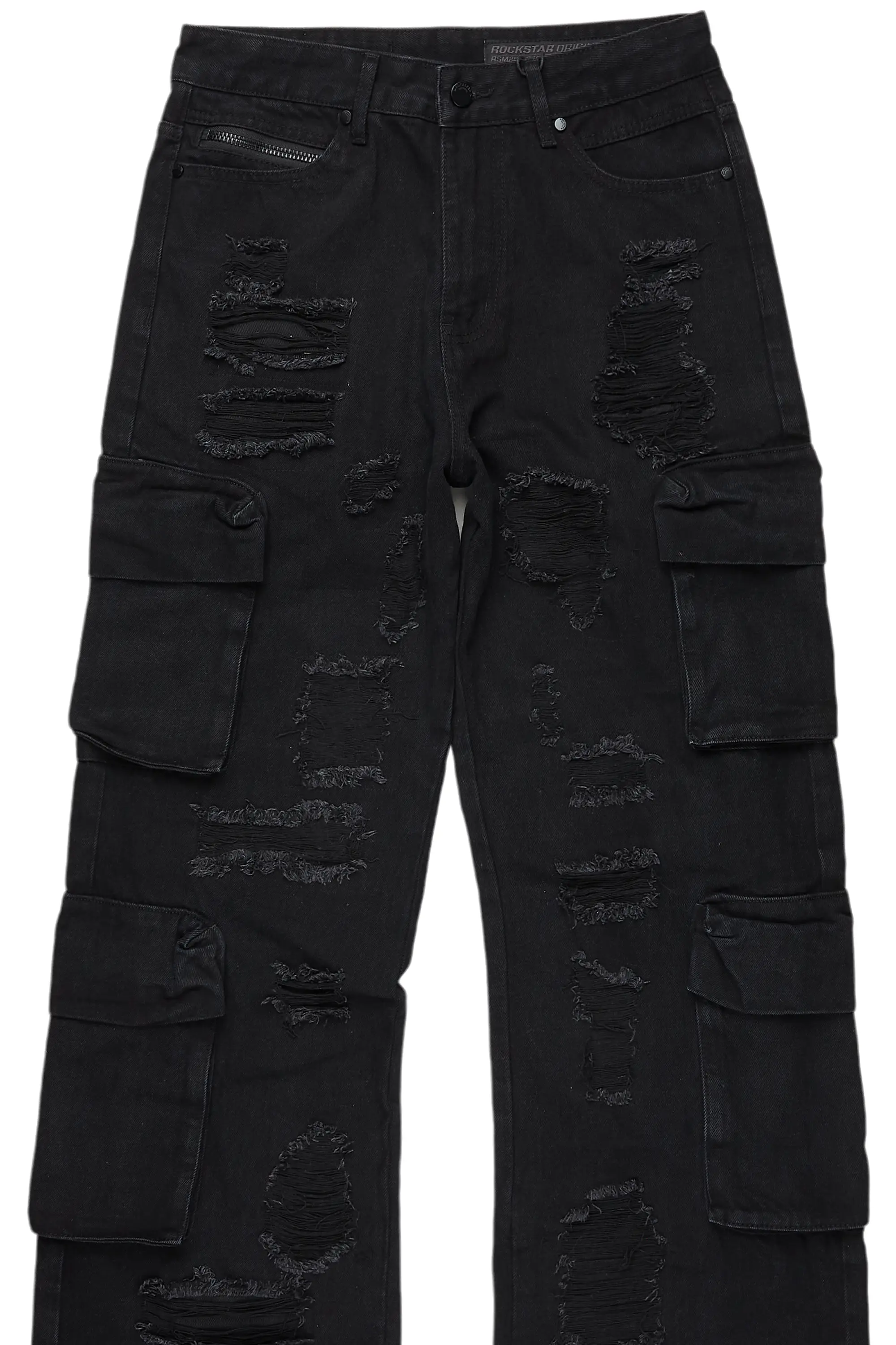 Peppe Black Baggy Fit Jean - Image 8
