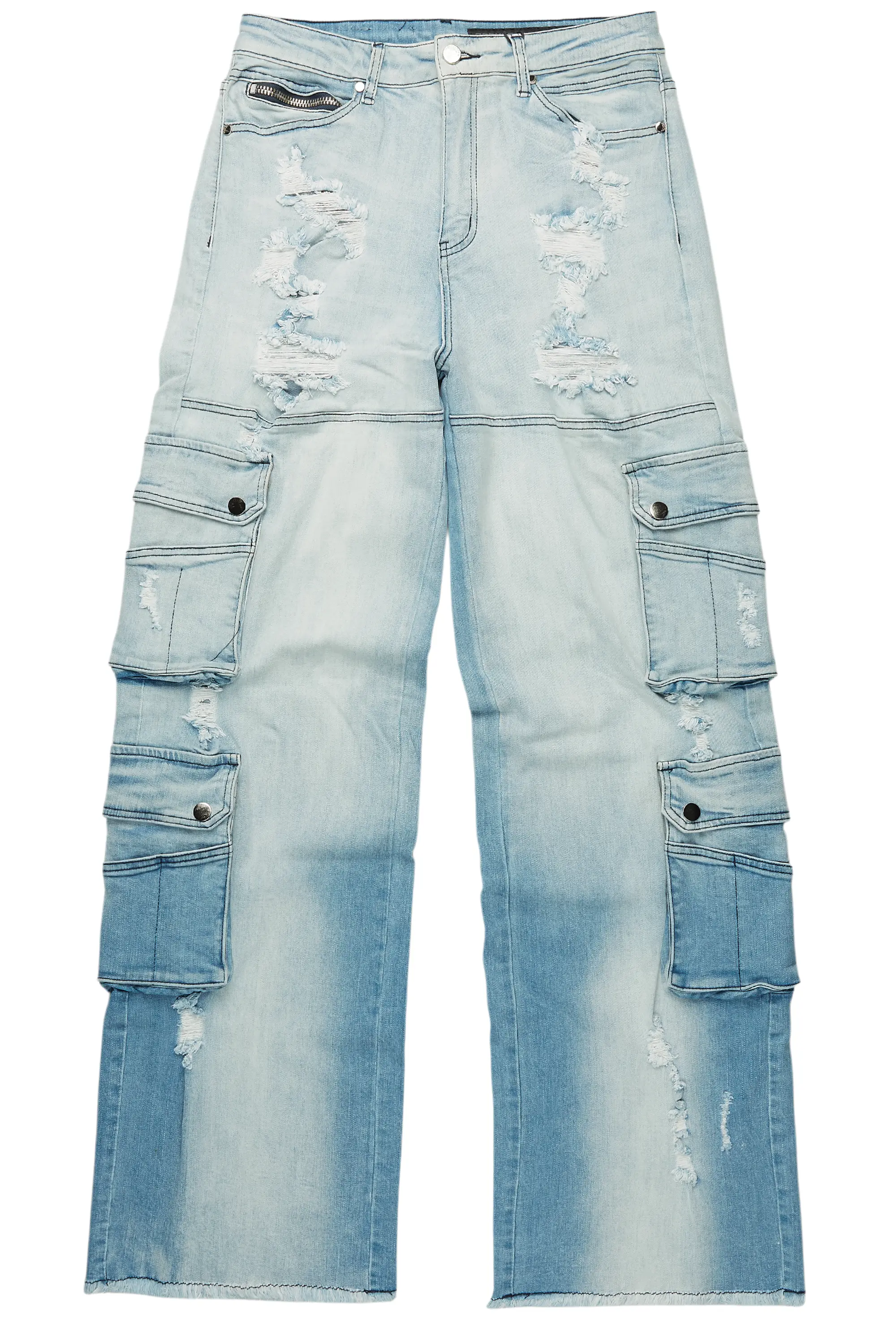 Keylor Light Blue Baggy Fit Jean - Image 2