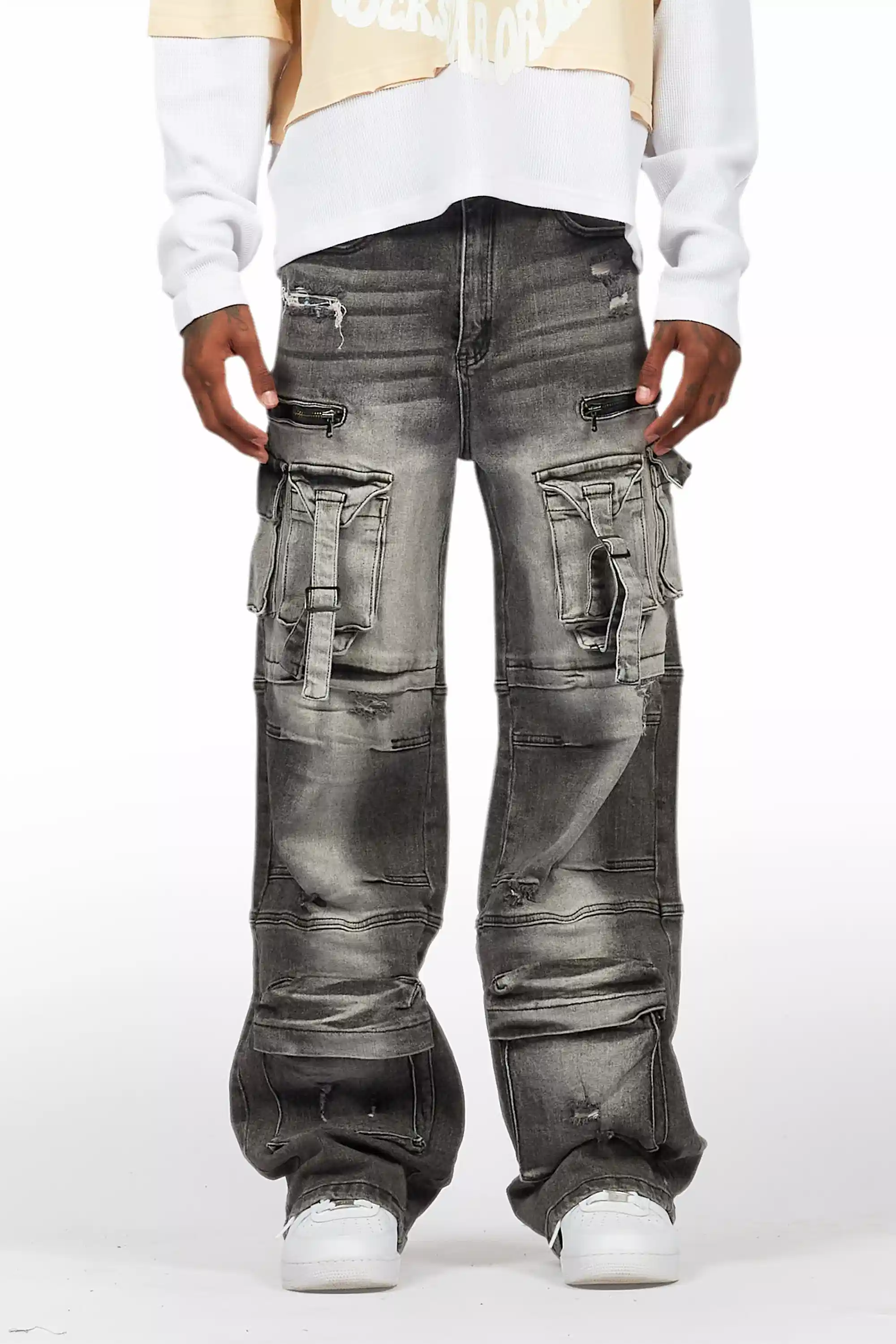 Berdi Black Wash Baggy Fit Jean
