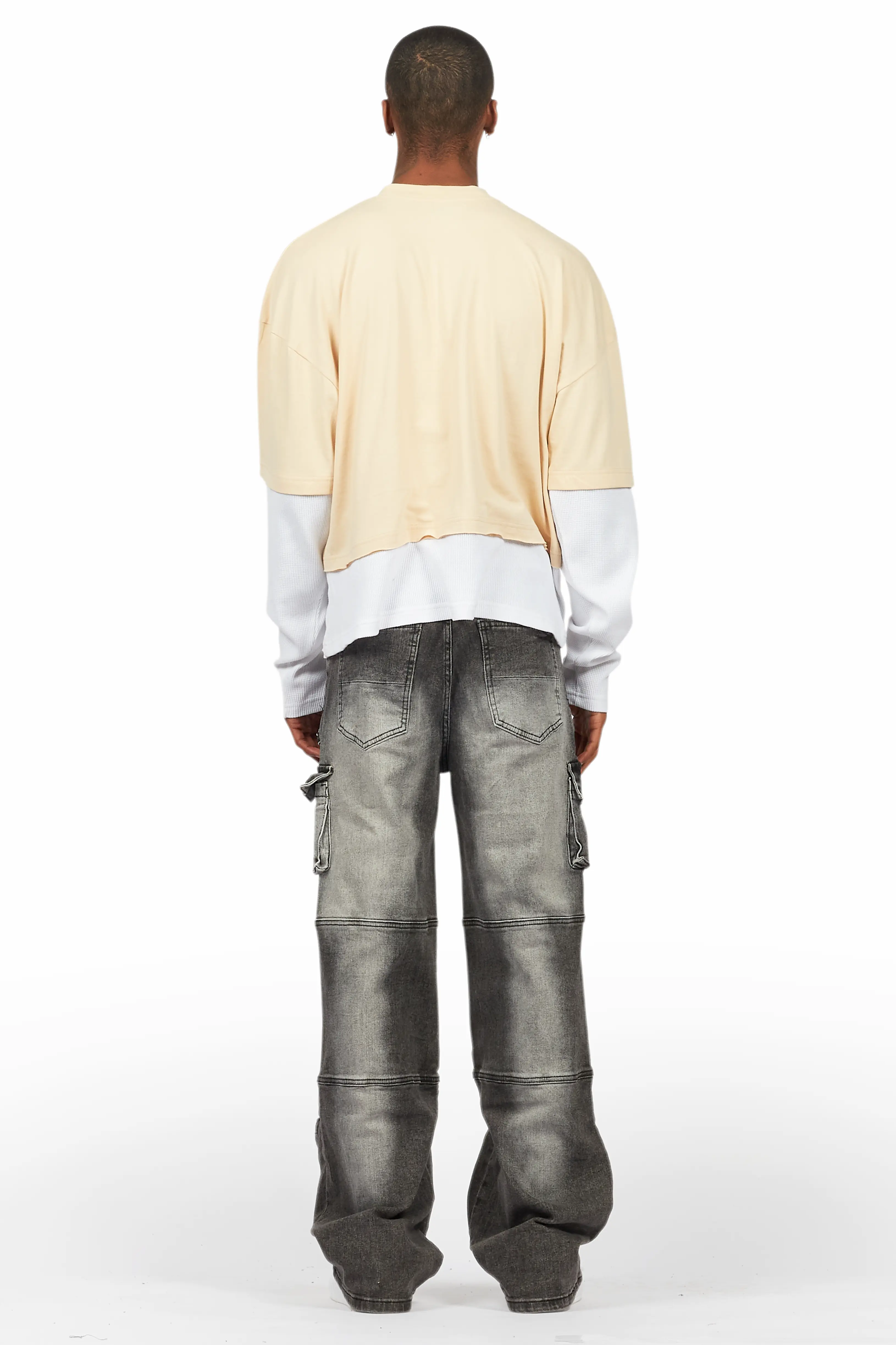 Berdi Black Wash Baggy Fit Jean - Image 5