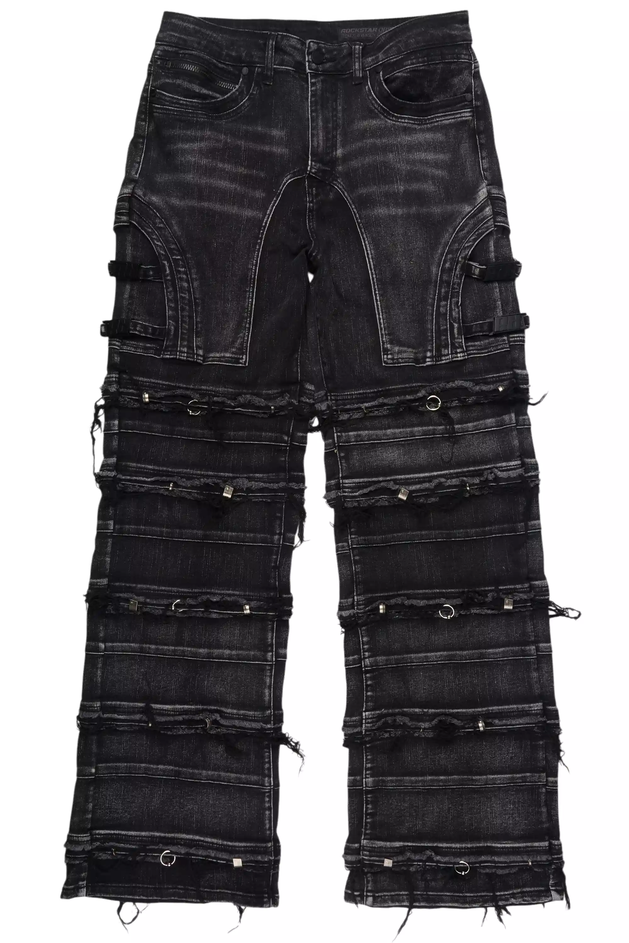 Fotis Black Baggy Jean - Image 8