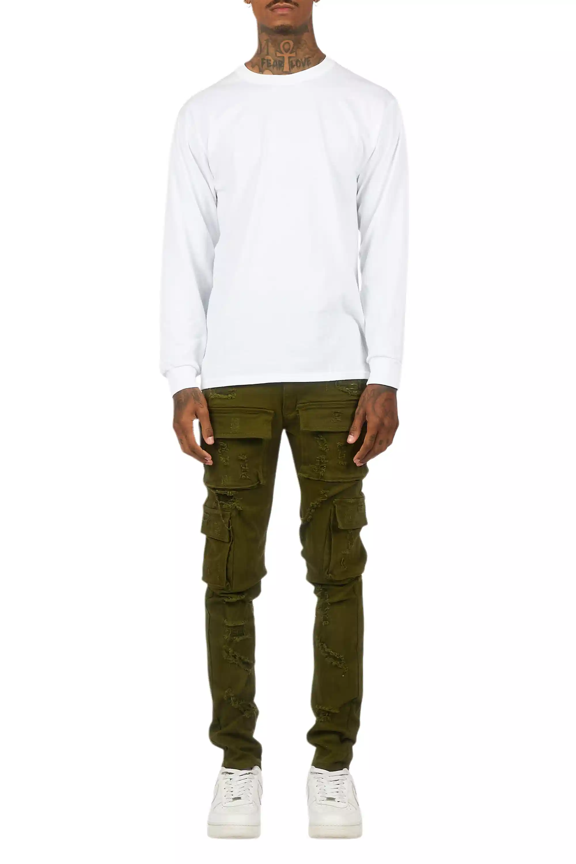 Kap Olive Cargo Jean - Image 11