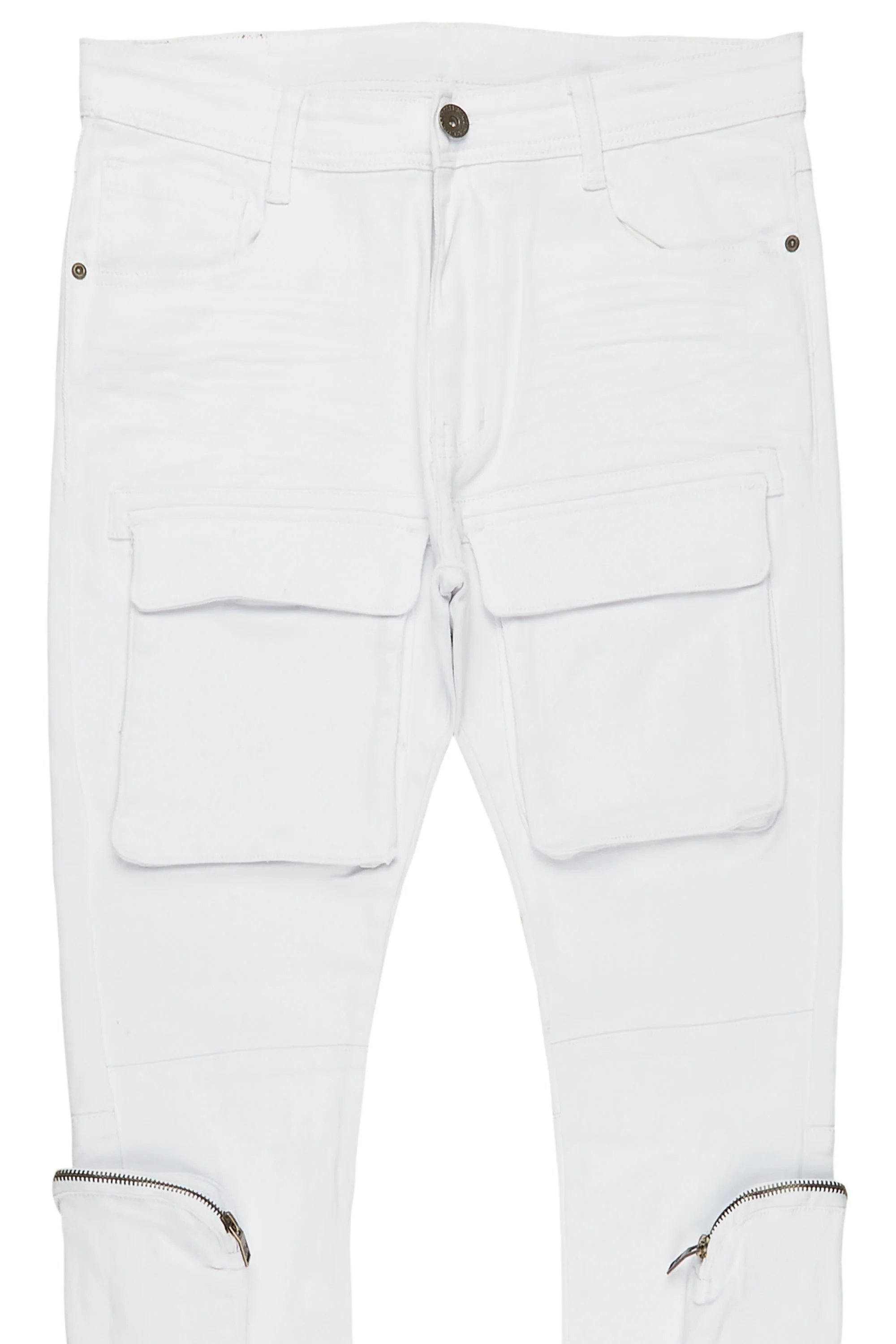 Andre White Cargo Jean - Image 13