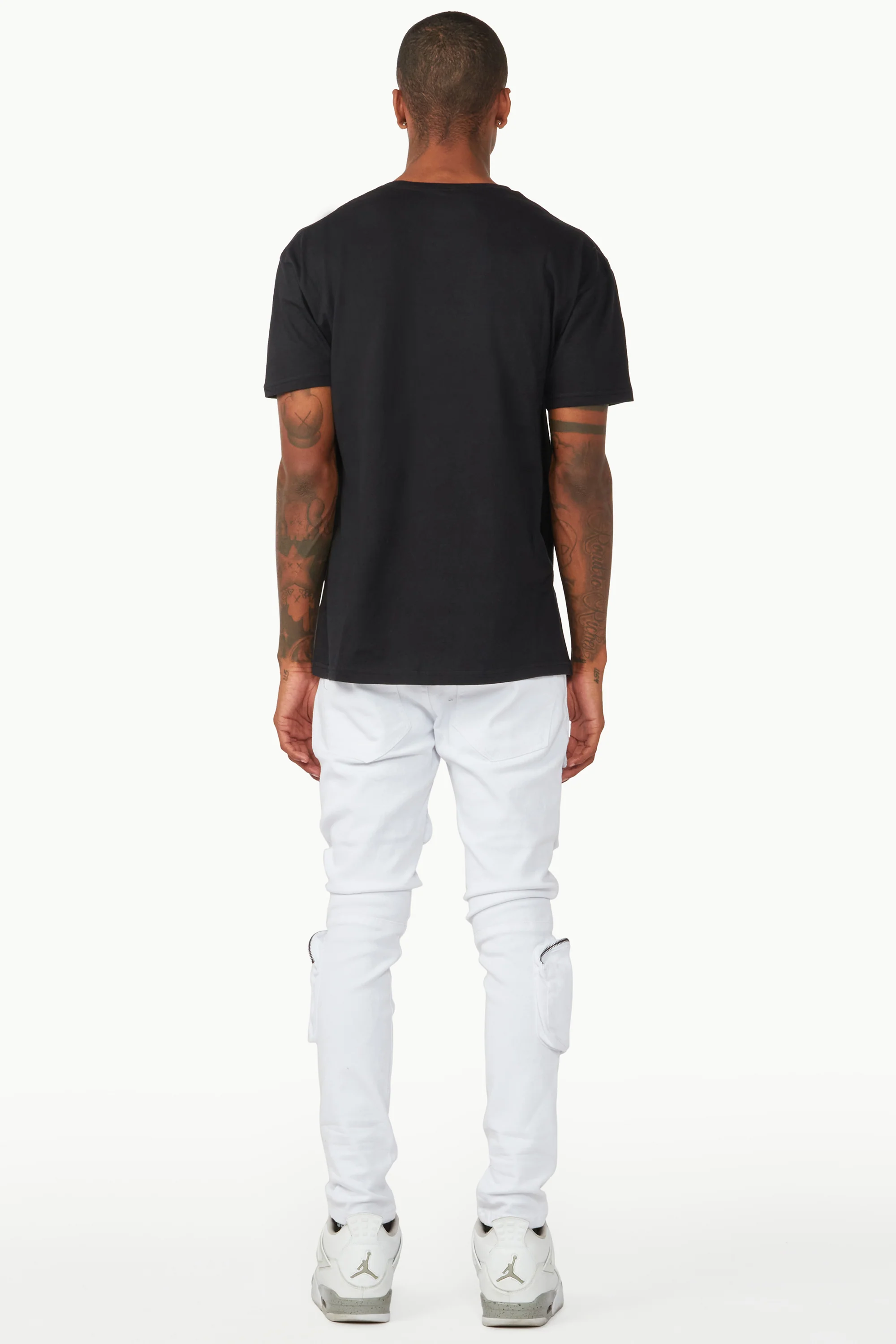 Andre White Cargo Jean - Image 9