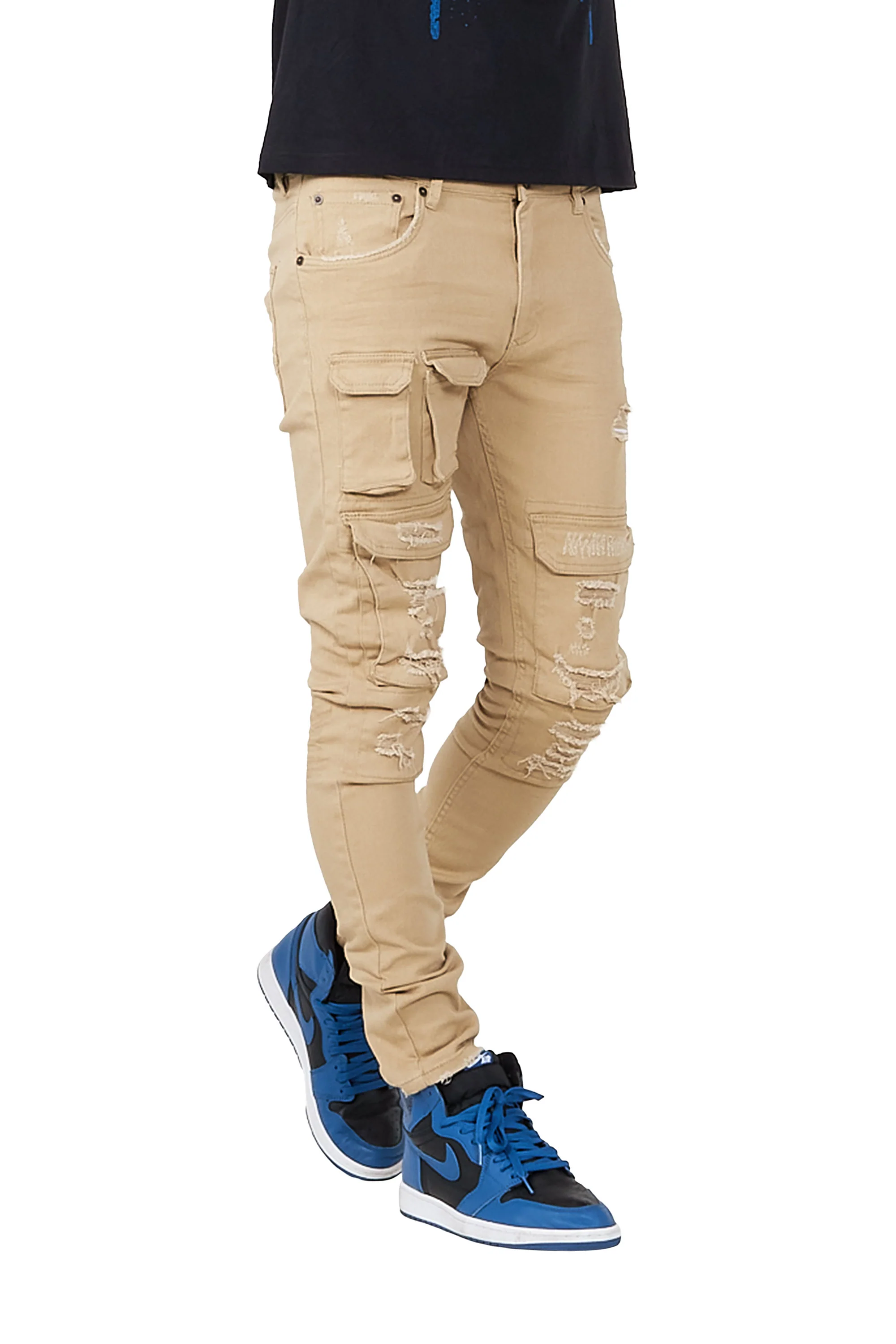 Yaso Khaki Cargo Jean - Image 6